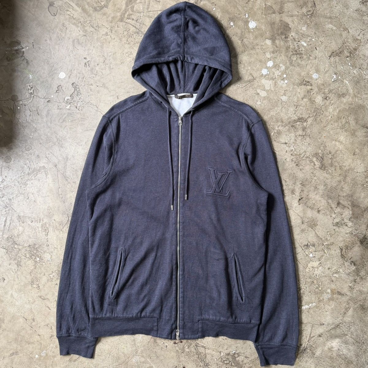 Louis Vuitton Louis Vuitton - LV Logo Zip Up Hoodie Size US XL / EU 56 / 4 - 1 Thumbnail