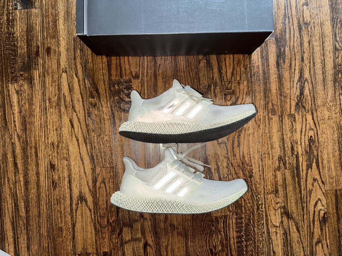 Adidas Adidas Ultra 4D Core White 2020 FX4089 US Men’s 10.5 Size US 10.5 / EU 43-44 - 2 Thumbnail