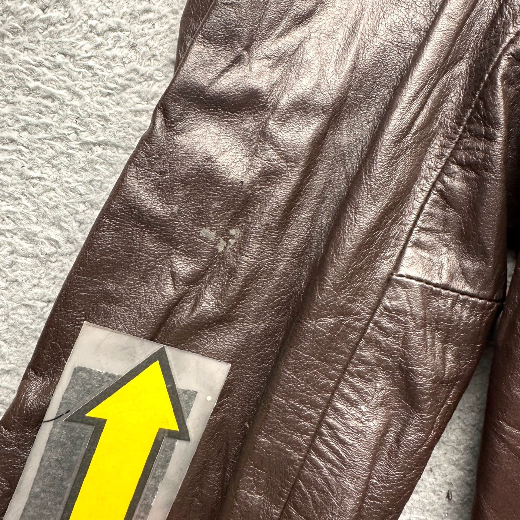 Vintage VINTAGE Cooper Leather Coat Mens 40 Medium Faux Fur Lined Brown Button USA Made Coat Mens Medium Brown Fur Lined Buttoned Coat 70s Theme Size US M / EU 48-50 / 2 - 6 Thumbnail