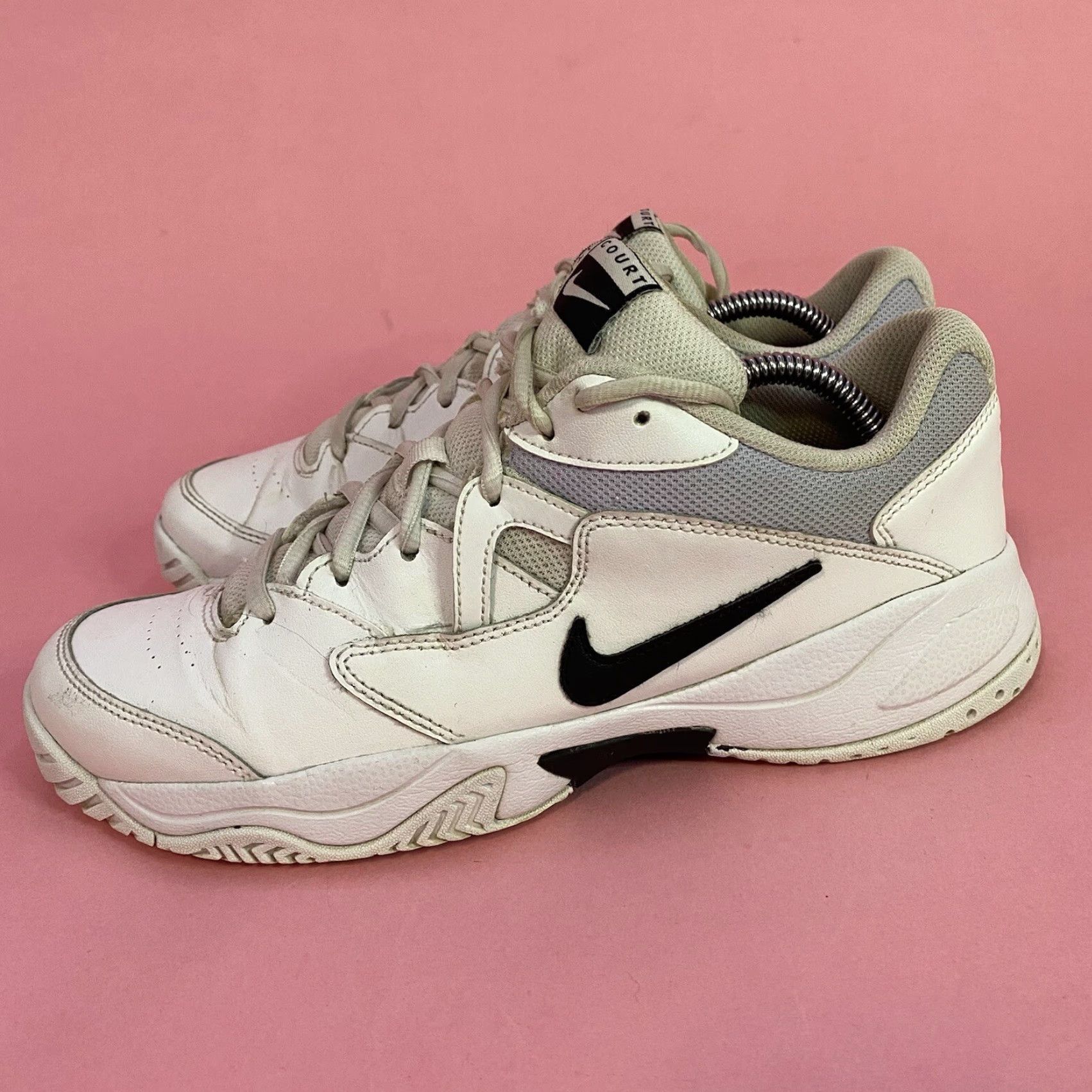 Nike Nike Court Lite 2 AR8838-100 White Shoes Lace Up Low Top Womens Size 9.5 Casual Running Sneakers Size L / US 10 / IT 46 - 6 Thumbnail
