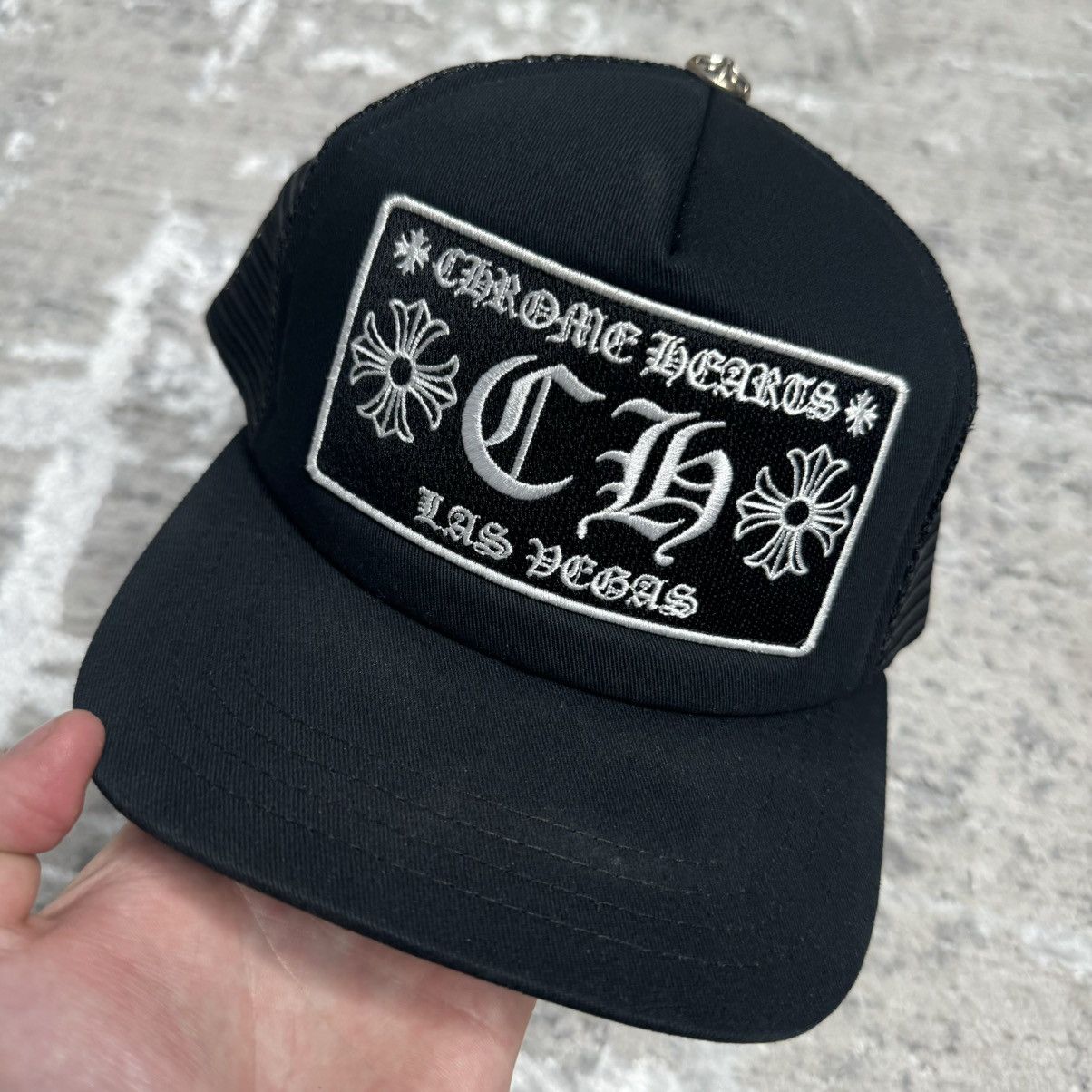 Chrome Hearts CH Las Vegas exclusive trucker hat ‘black’ Size ONE SIZE - 2 Thumbnail