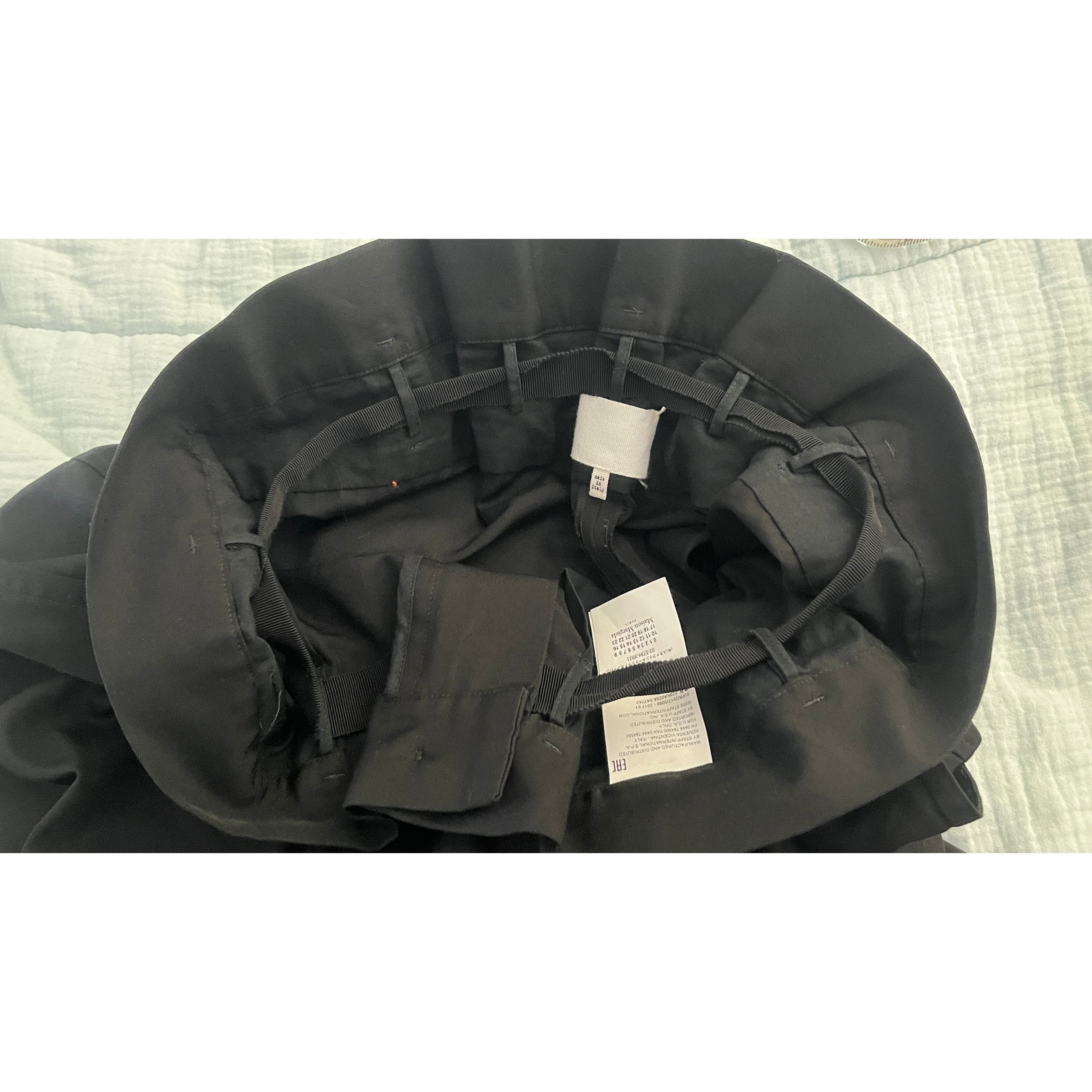 Maison Margiela MARGIELA WHITE LABEL WIDE LEG PAPER BAG WAIST PANTS Size 27" / US 4 / IT 40 - 9 Thumbnail