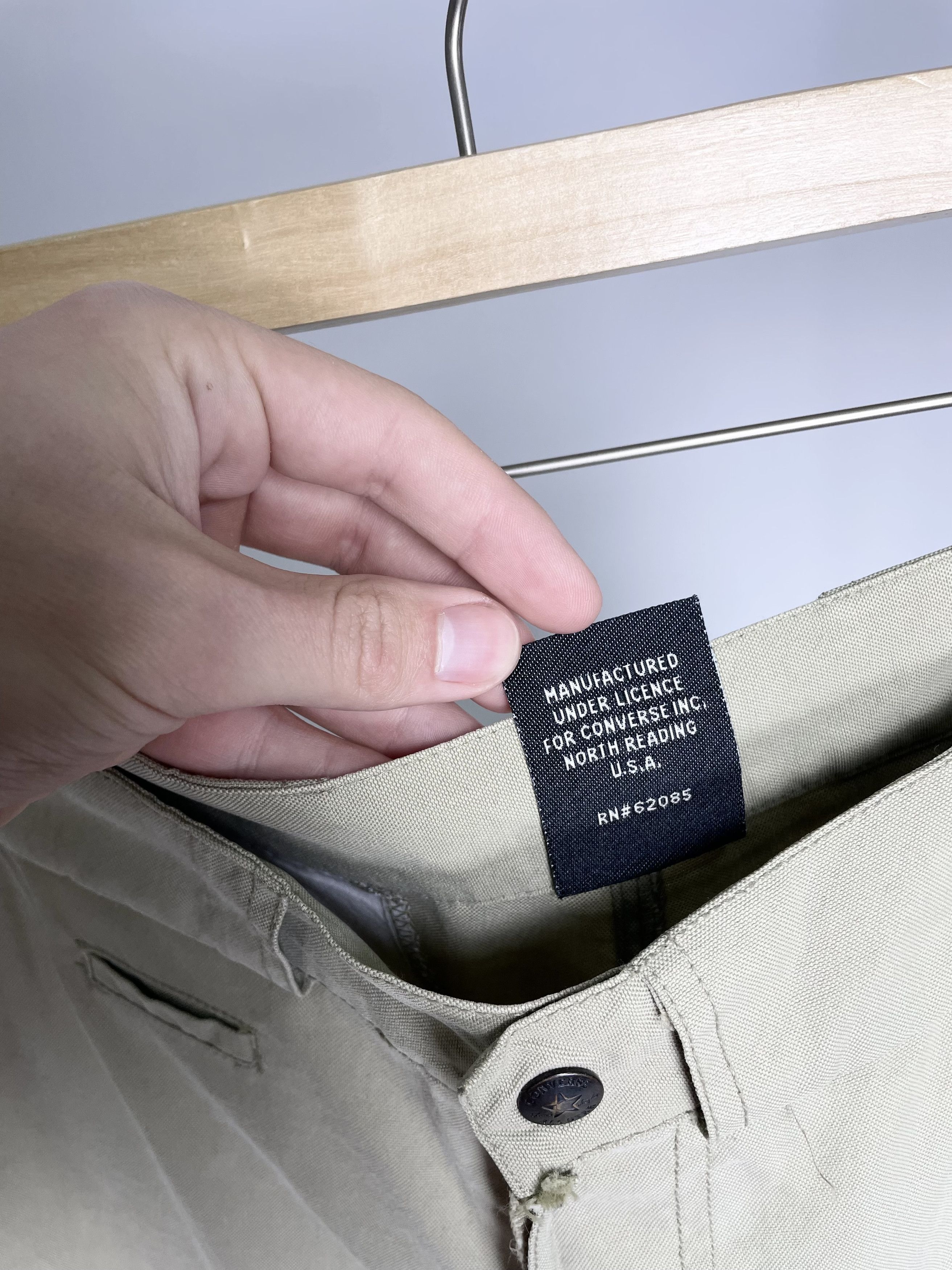 Converse Converse All Stars Vintage Beige Y2k Cargo Trail Shorts Size US 30 / EU 46 - 15 Thumbnail