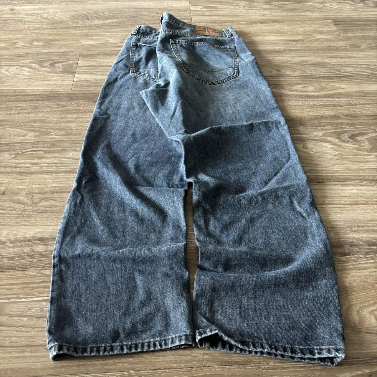 Vintage Crazy Vintage Y2K/2000s Grunge Dark Wash Skater Denim Jeans! 38x30 Size US 38 / EU 54 - 4 Thumbnail