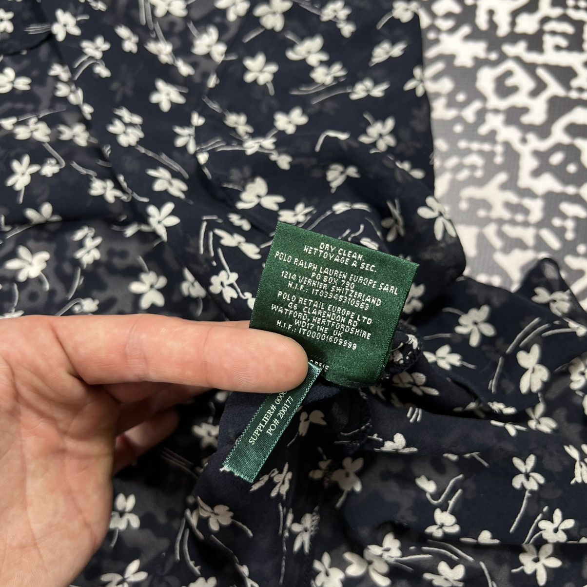 Lauren Ralph Lauren Vintage Y2K Lauren Ralph Lauren Silk Floral Flared Dress Size XL / US 12-14 / IT 48-50 - 18 Thumbnail
