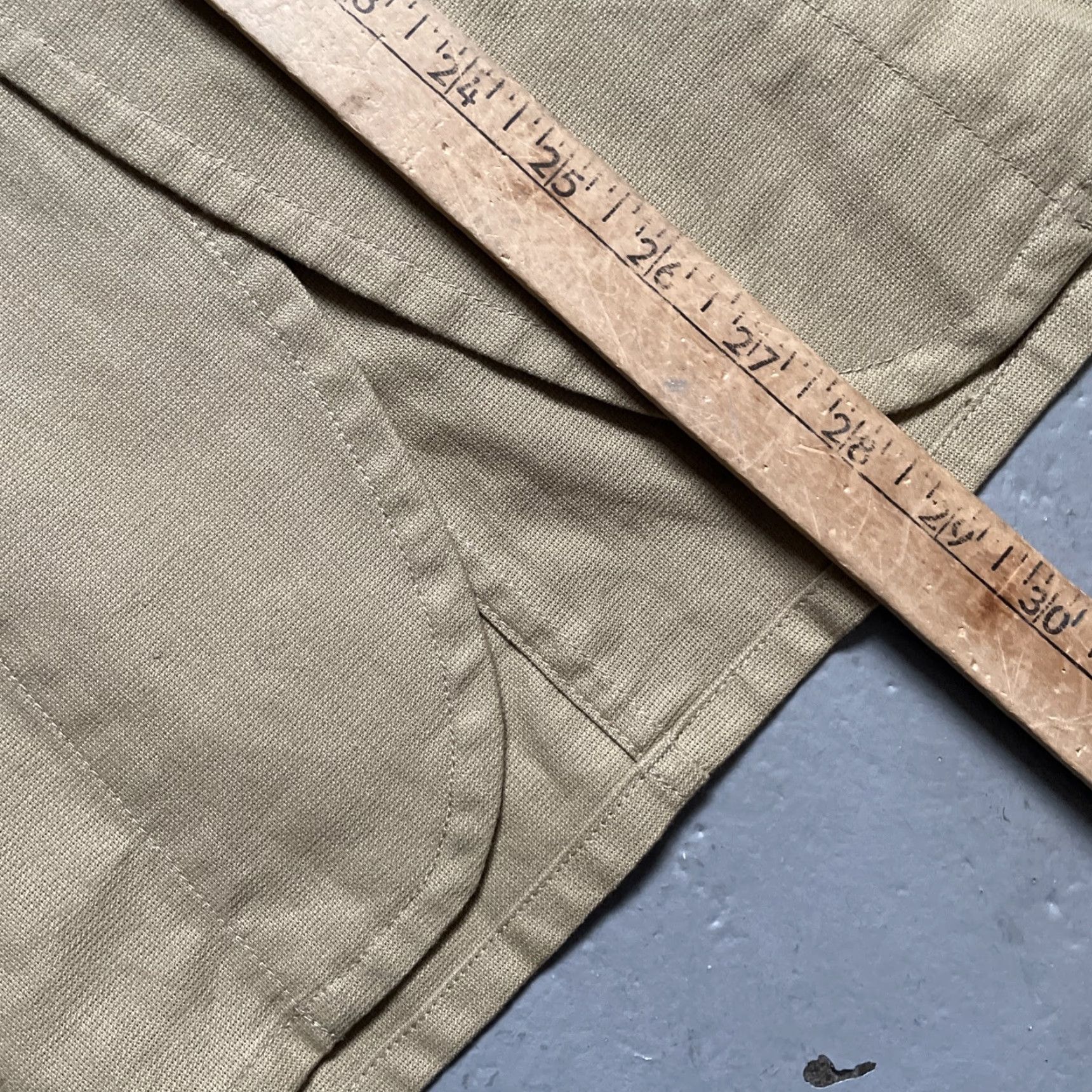 ANATOMICA Anatomica Paris Cotton Sports Blazer Coat Unisex Adults Beige 48 Japan Size Regular Vintageヘルーム Size 48R - 4 Thumbnail
