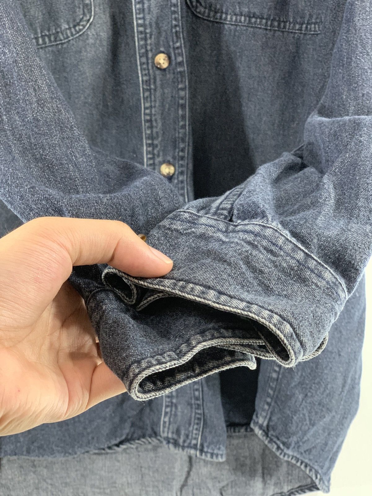 Beverly Hills Polo Club × Vintage Beverly Hills Polo Club Denim Shirt Size US XL / EU 56 / 4 - 9 Thumbnail