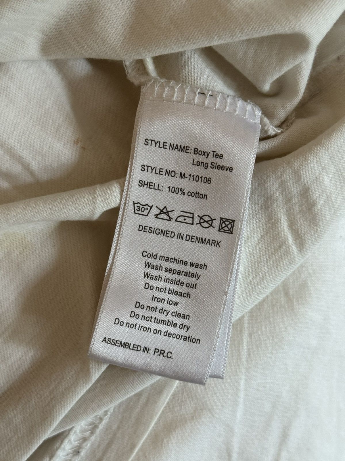 Han Kjobenhavn Han Kjøbenhavn white long-sleeve t-shirt Size US S / EU 44-46 / 1 - 7 Thumbnail