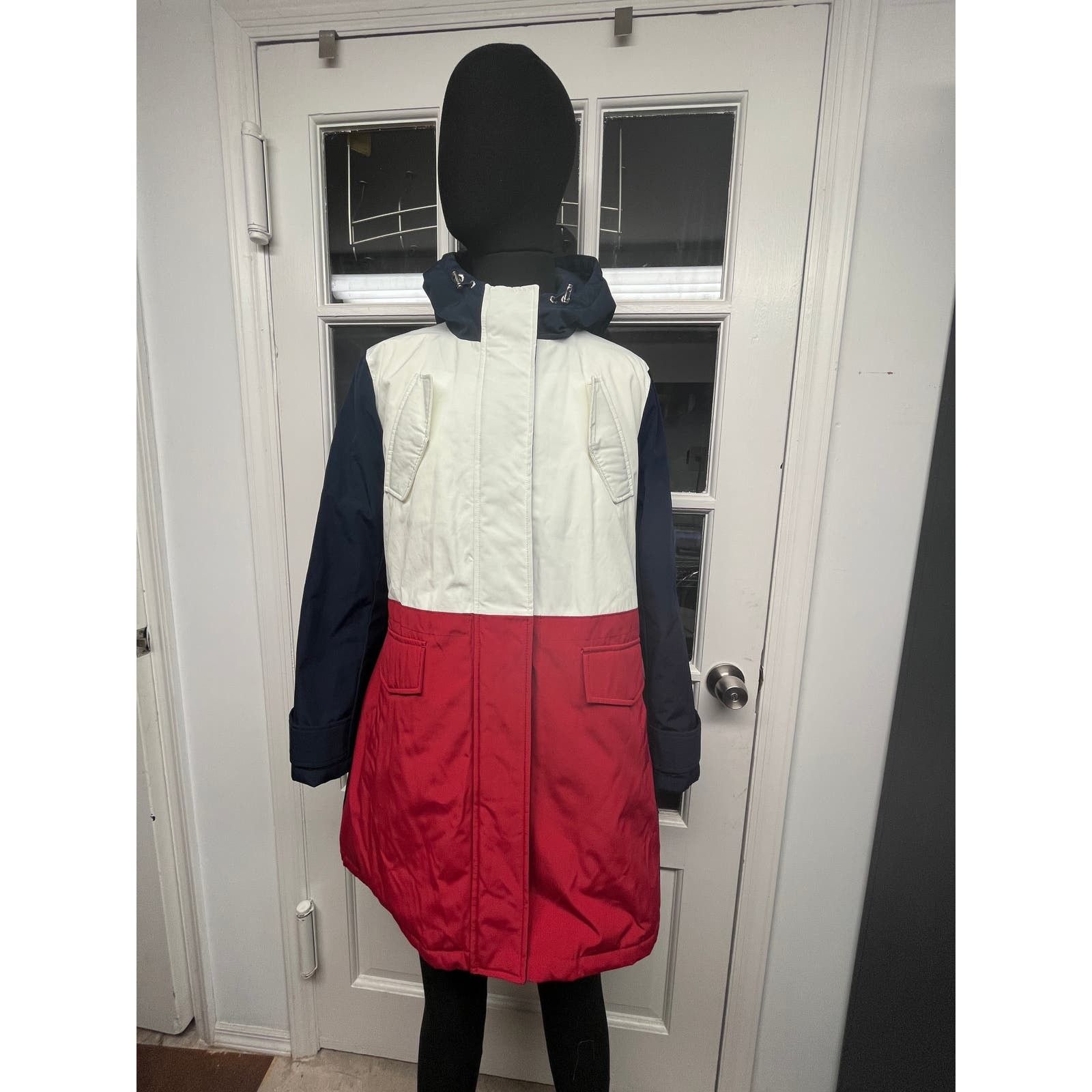 Tommy Hilfiger TOMMY HILFIGER Red & Blue Coat Size L NEW Size L / US 10 / IT 46 - 5 Thumbnail