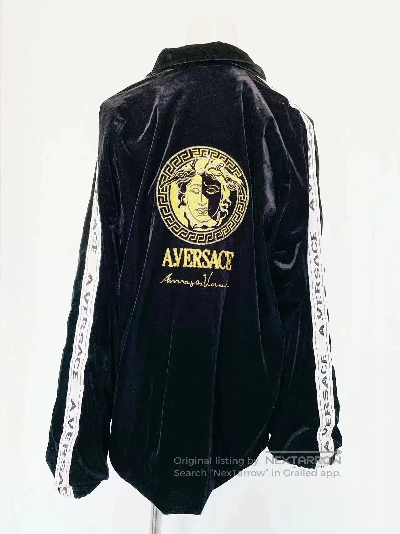 Versace Versace 90s Medusa Velvet Sweatshirt. Size US M / EU 48-50 / 2 - 2 Thumbnail