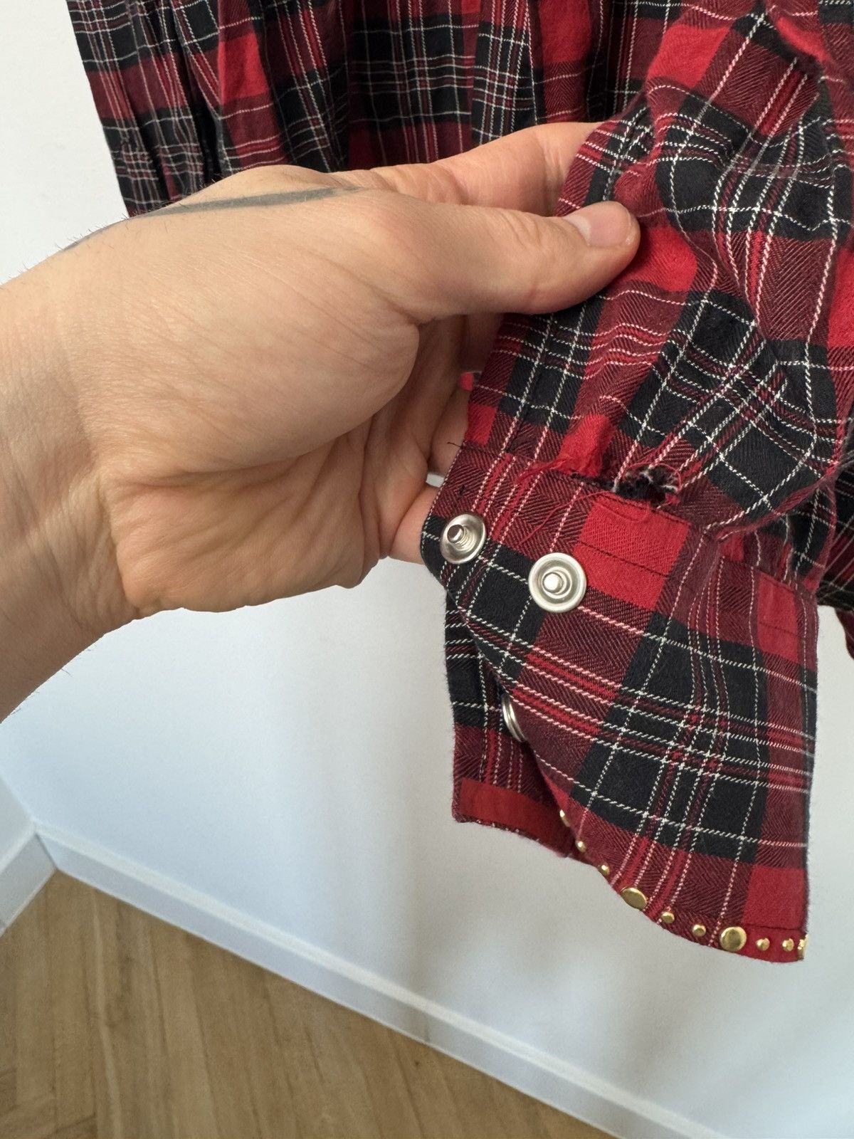 Dolce & Gabbana Dolce & Gabbana Archive ButtonUp Vintage Shirt studded plaid Size US M / EU 48-50 / 2 - 7 Thumbnail