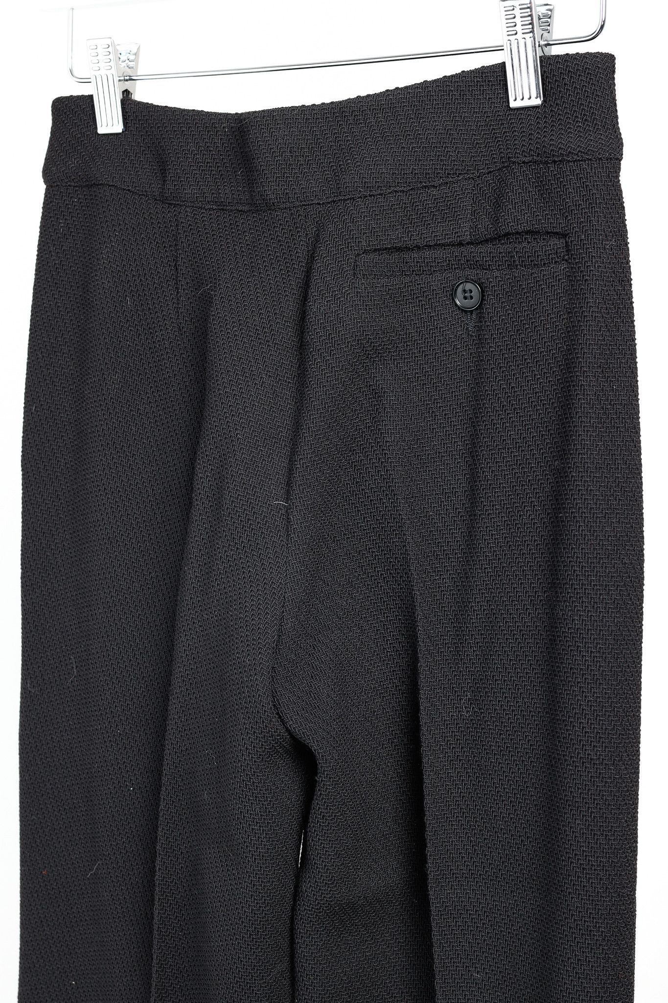 Emporio Armani Emporio Armani Black Wide-Leg Trousers Size 28" / US 6 / IT 42 - 6 Thumbnail