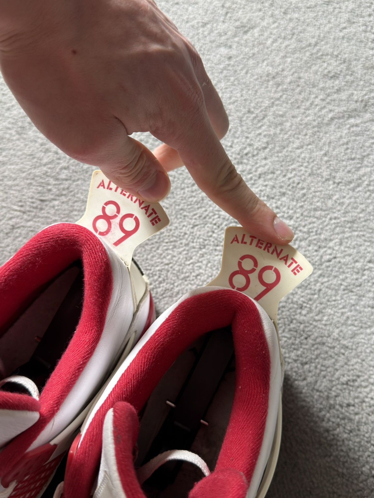 Jordan Brand Air Jordan 4 Retro Alternate 89 Released in 2015 Size US 9 / EU 42 - 8 Thumbnail