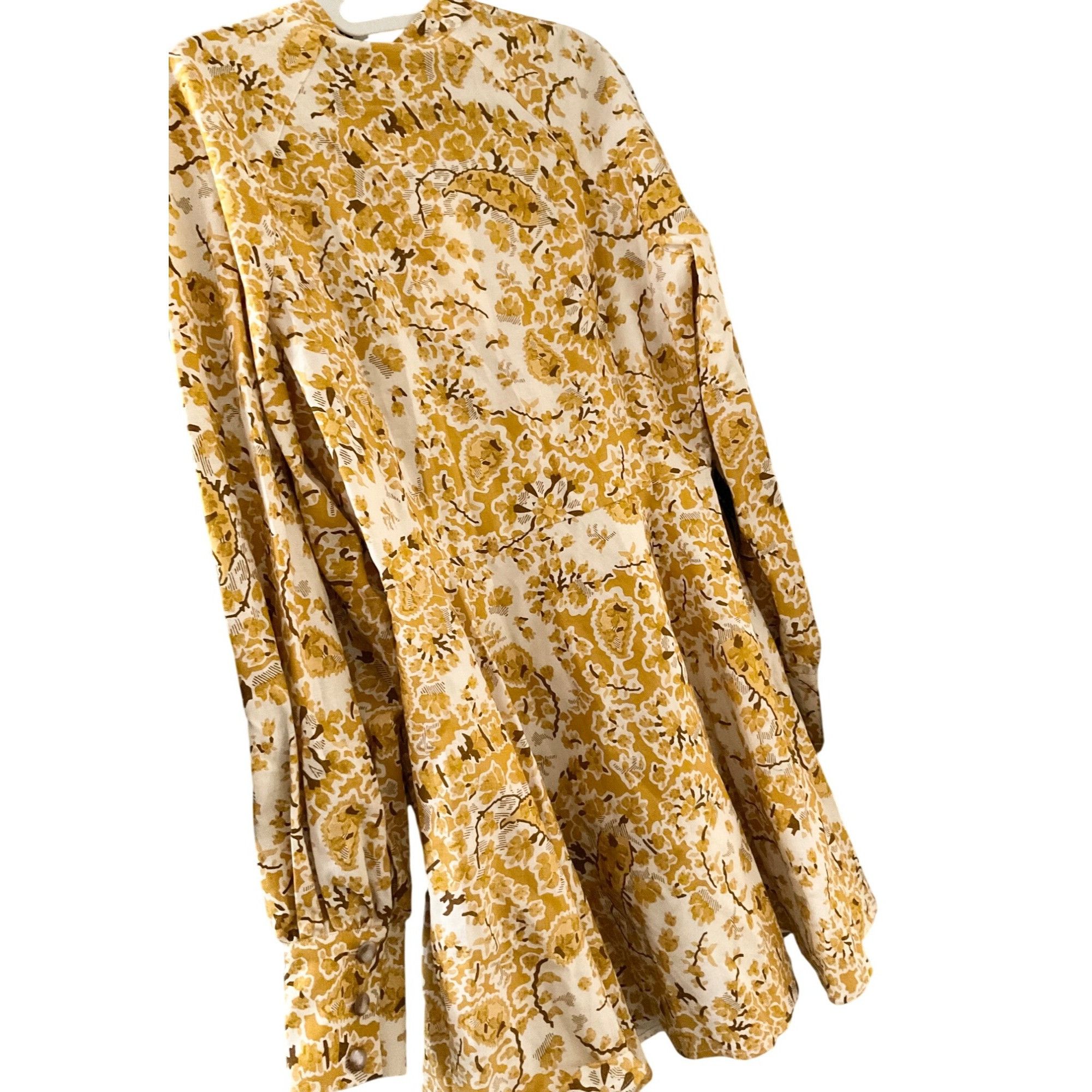 Sezane NWT Sezane caprice dress alcazar yellow floral linen sz40 bu Size M / US 6-8 / IT 42-44 - 3 Thumbnail