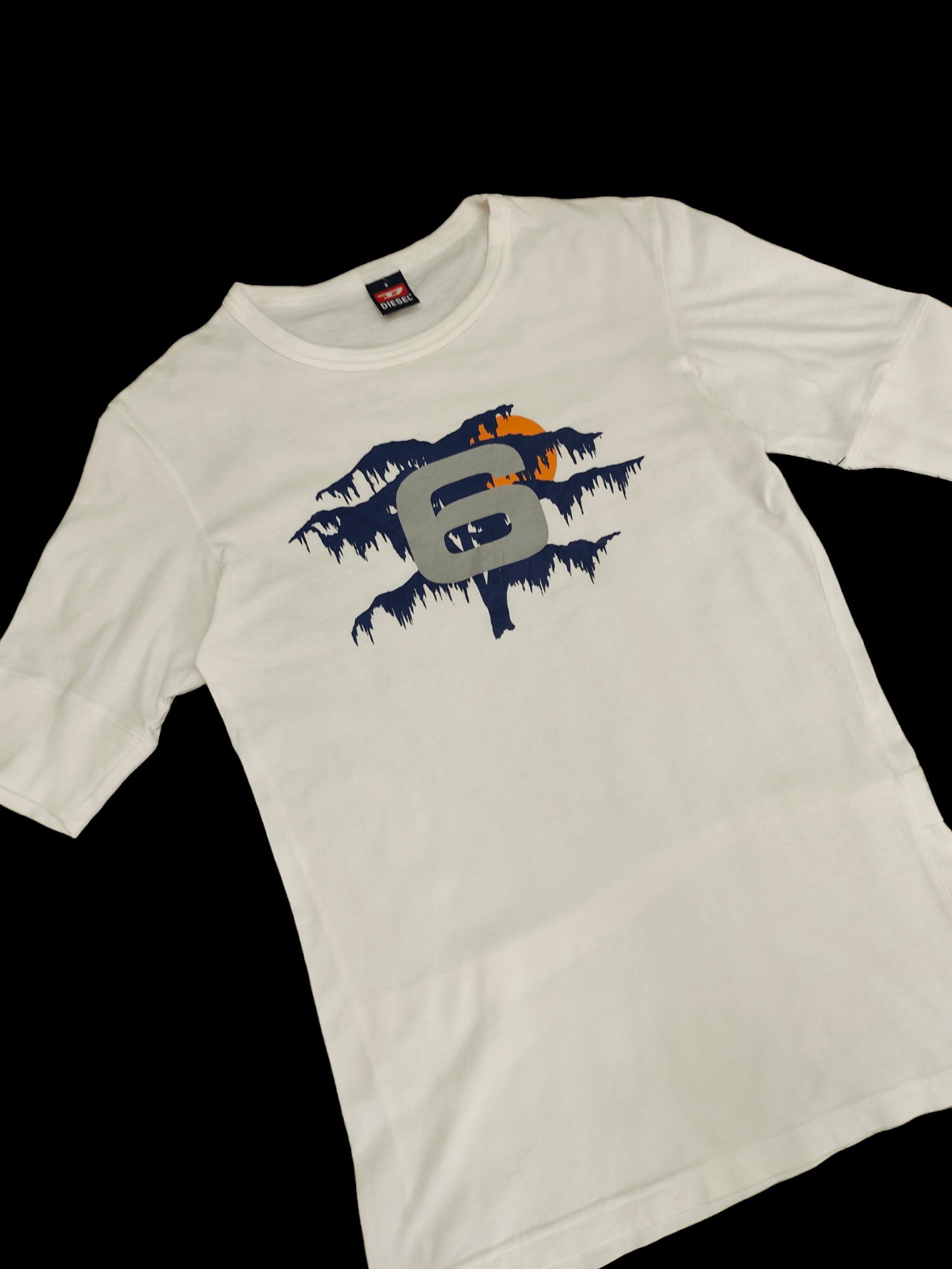 Diesel Vintage Y2k Diesel No 6 T-Shirt Size US S / EU 44-46 / 1 - 2 Thumbnail