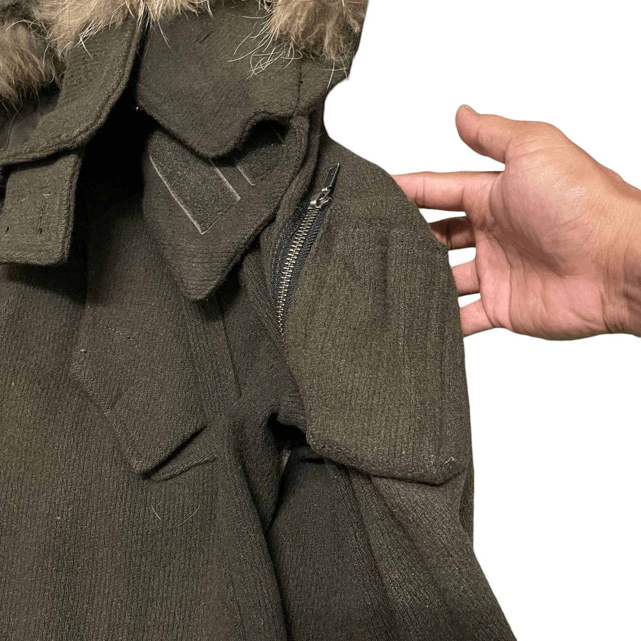 Tornado Mart Vintage Tornado Mart Fur Parka Fishtail ifsixwasnine goa Size US L / EU 52-54 / 3 - 5 Thumbnail