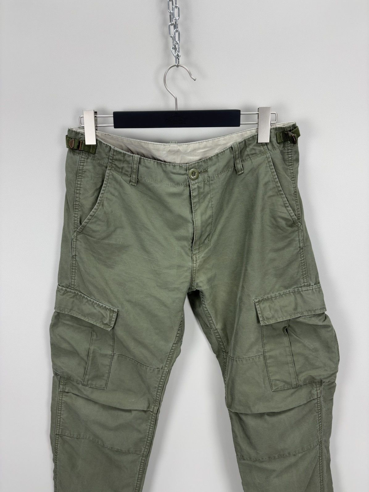Carhartt Mens cargo pants Carhartt Size 32x32 Color Khaki Size US 32 / EU 48 - 3 Thumbnail