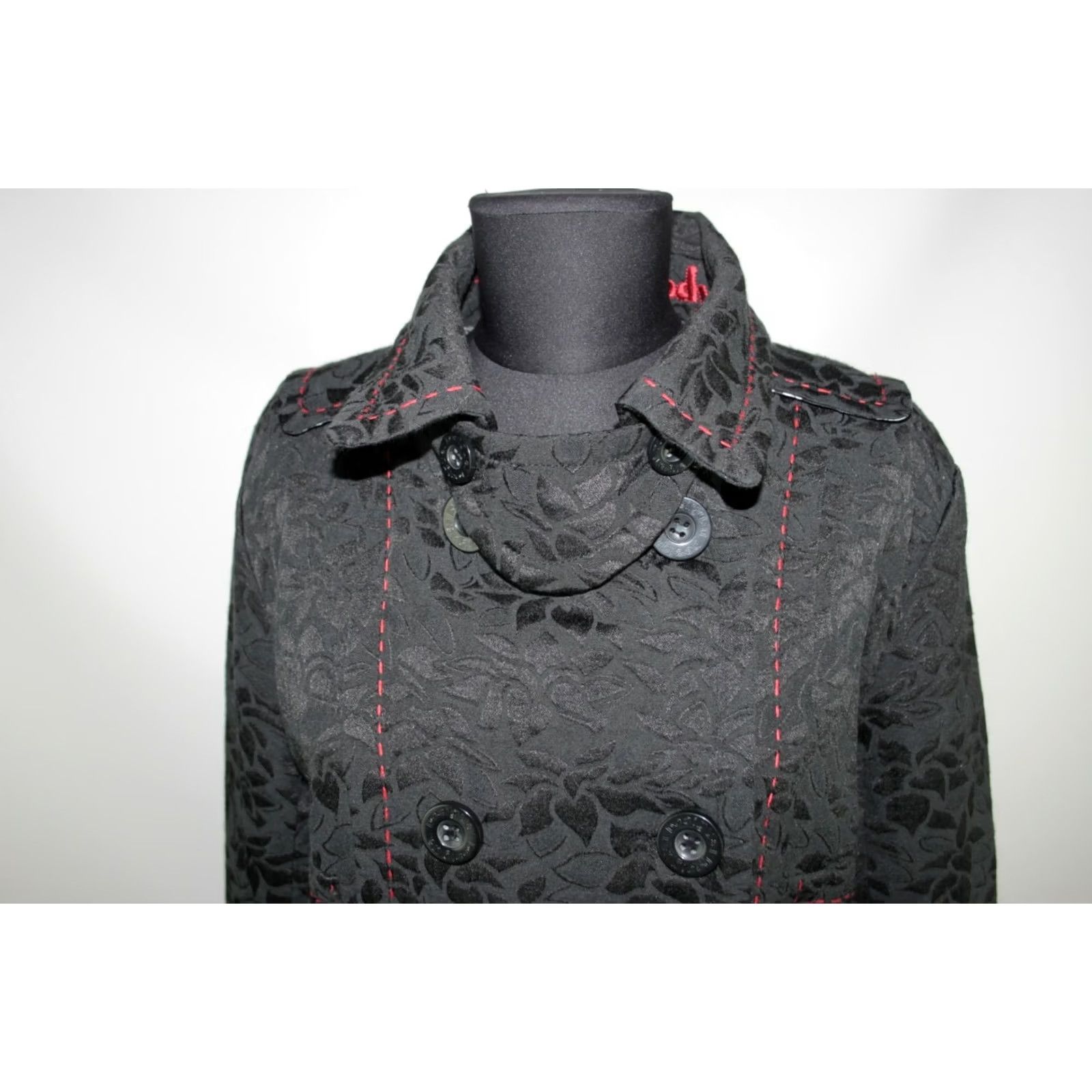 Desigual Desigual Coat Womens Black Size 44 Regular Jacket 41E2980 Casual Size M / US 6-8 / IT 42-44 - 3 Thumbnail