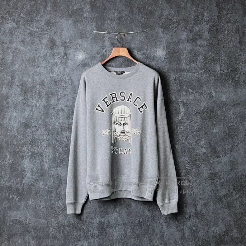 Versace Versace Multi-element printed cotton sweatshirt Size US L / EU 52-54 / 3 - 1 Thumbnail