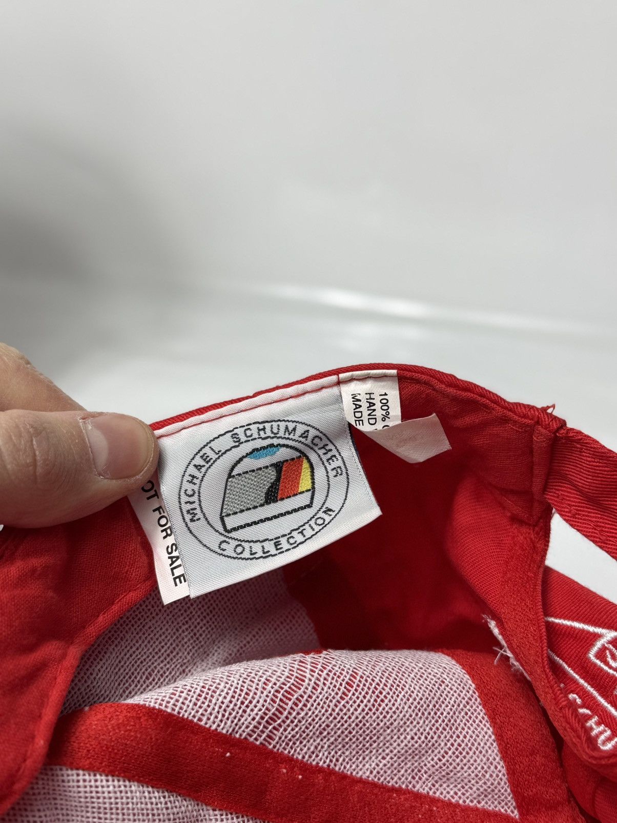 Ferrari Ferrari Dekra Michael Schumacher Vintage Red Racing Hat F1 Size ONE SIZE - 8 Thumbnail