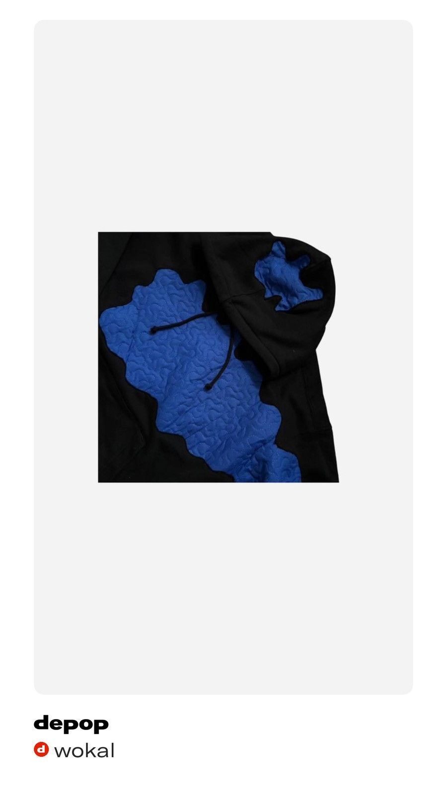 Other CUSTOM black & blue hoodie Size US M / EU 48-50 / 2 - 2 Thumbnail