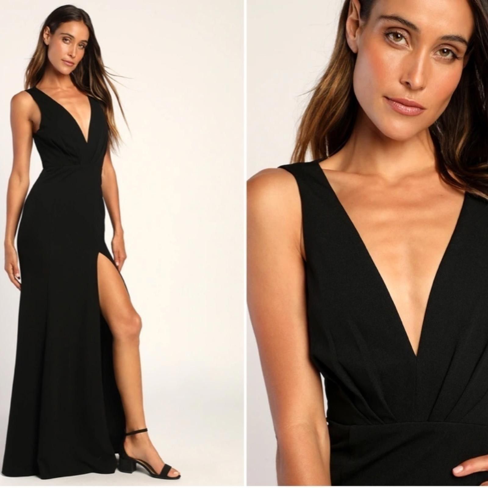 Lulus LULU's Sexy Prom Wedding Bridesmaid Chic Mermaid Maxi Size L / US 10 / IT 46 - 3 Thumbnail