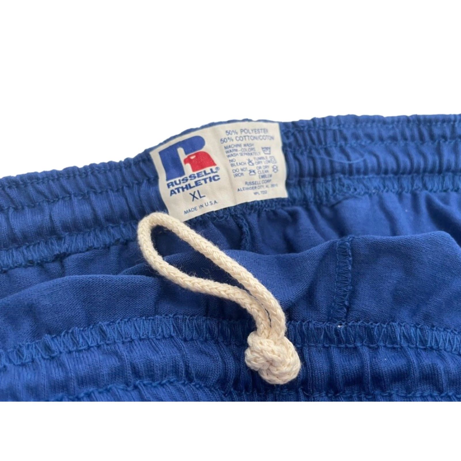 Russell Athletic VINTAGE Russell Athletic Shorts Mens XL NWOT 90s Made in USA Blue Drawstring Size US 36 / EU 52 - 3 Thumbnail
