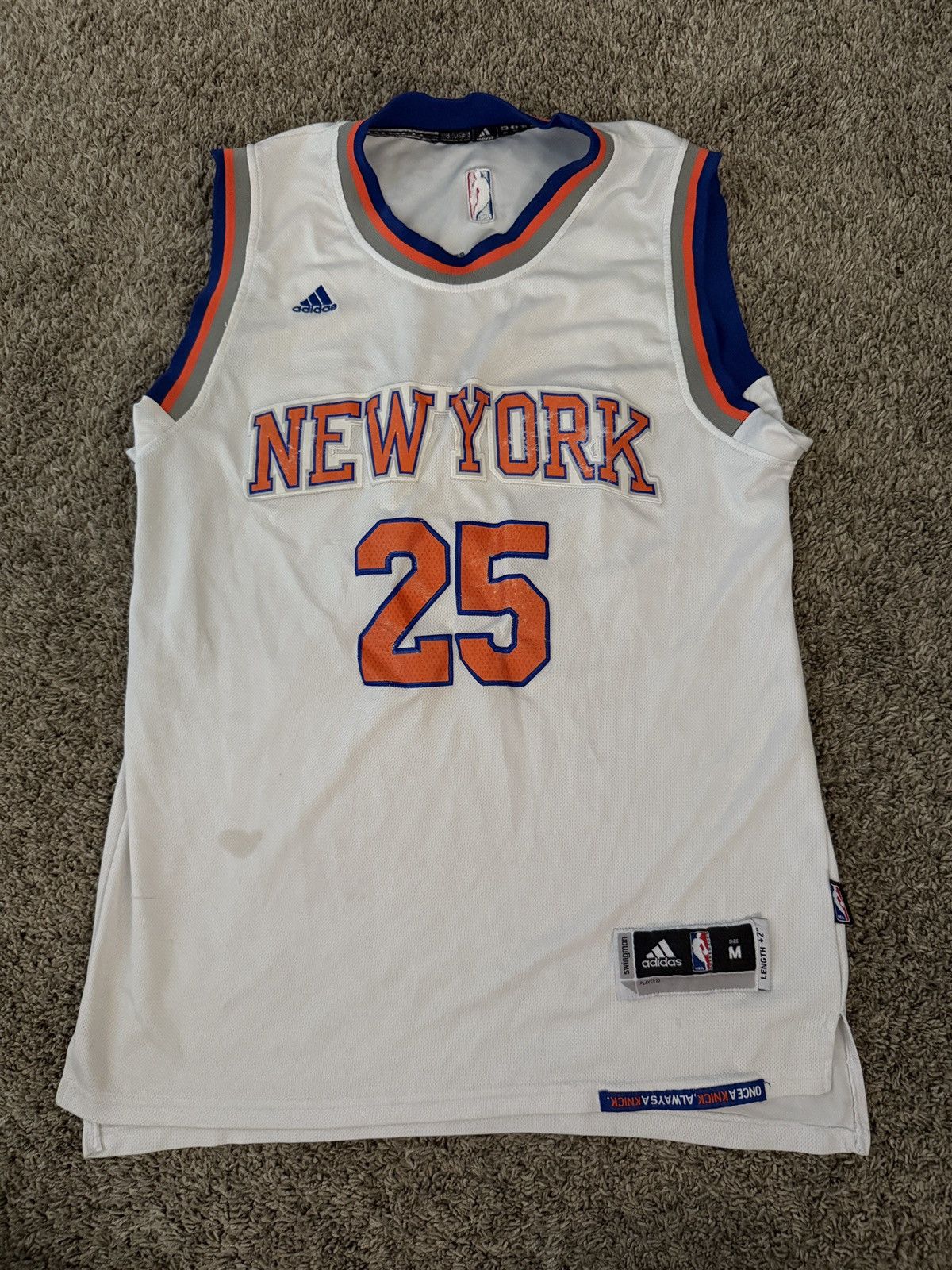 Adidas Knicks Derrick Rose Jersey Size US M / EU 48-50 / 2 - 1 Thumbnail