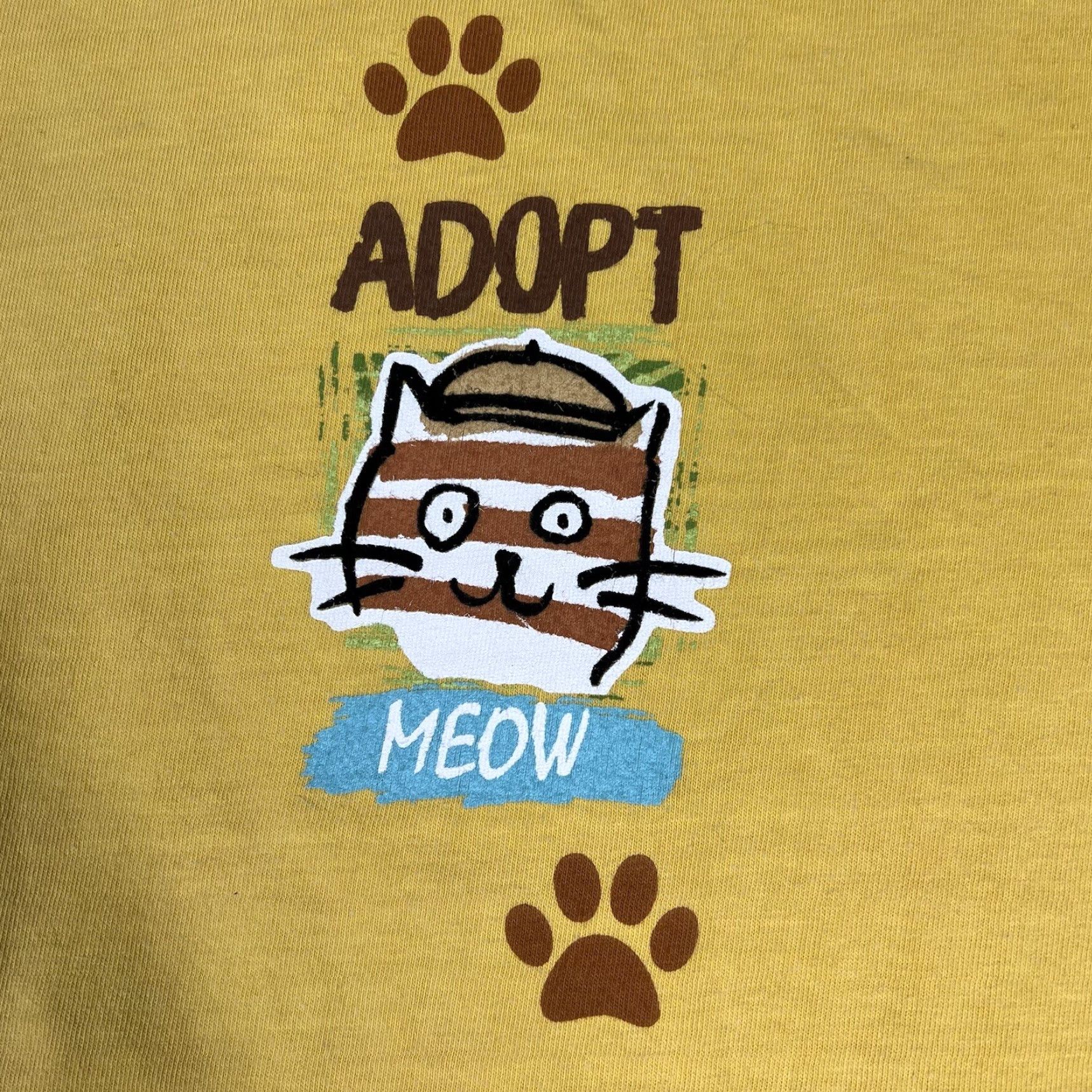 Vintage VINTAGE Crazy Shirts Adopt A Cat Meow Pineapple Dyed Yellow T-Shirt Men 2XL Yellow Cat Graphic Print Crew Neck Short Sleeve Cotton Summer EUC Size US XXL / EU 58 / 5 - 4 Thumbnail