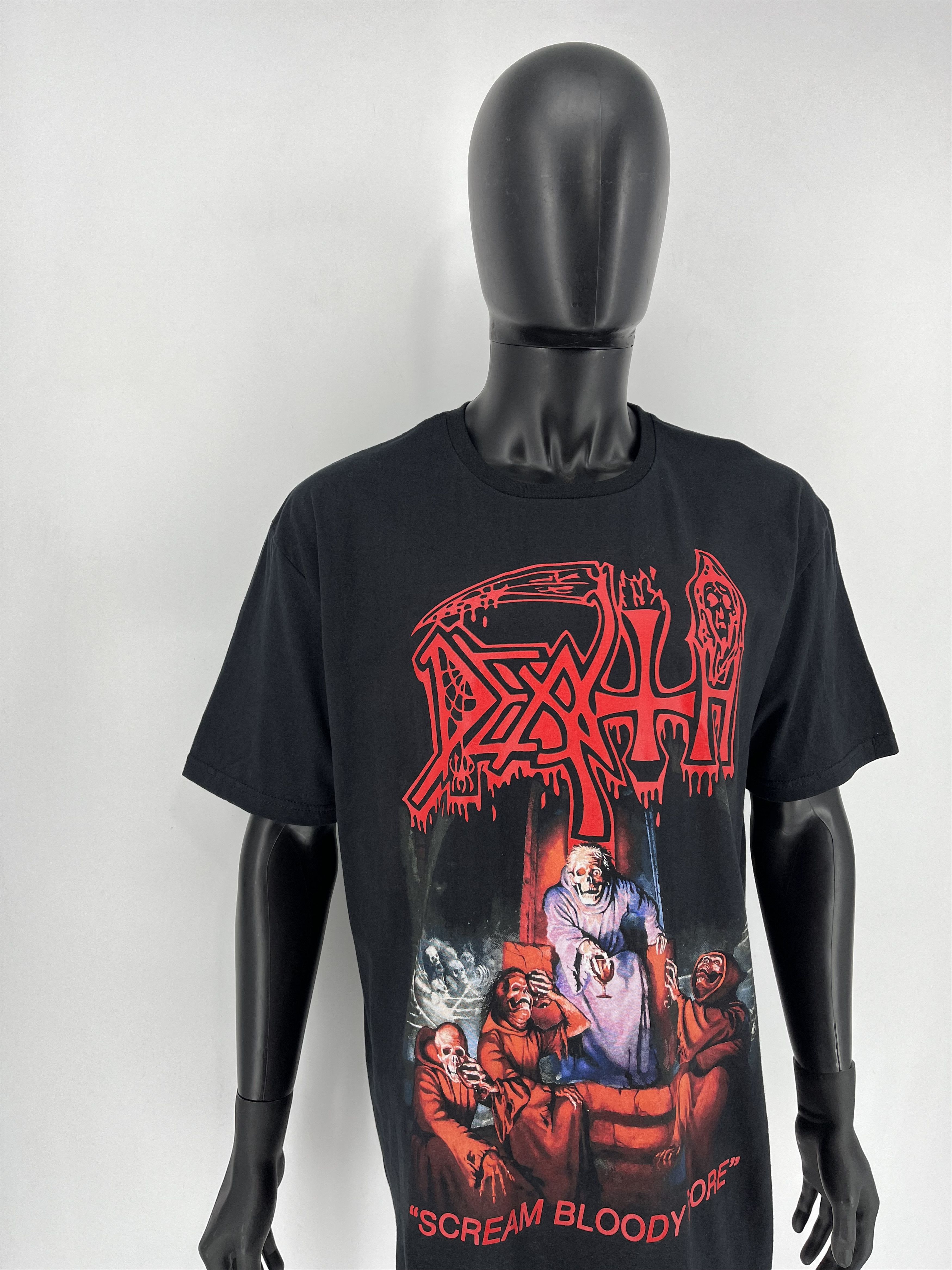 Band Tees Death Scream Bloody Gore Metal Band T-Shirt Size US XL / EU 56 / 4 - 3 Thumbnail