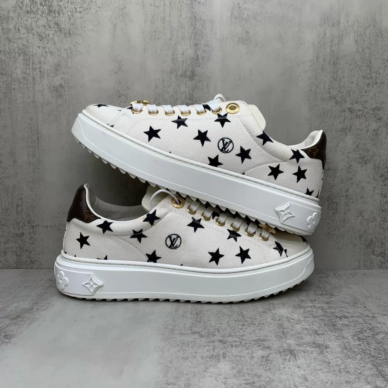 Louis Vuitton LV Time Out Star Sneakers 36 95 New Size US 5.5 / IT 35.5 - 2 Thumbnail