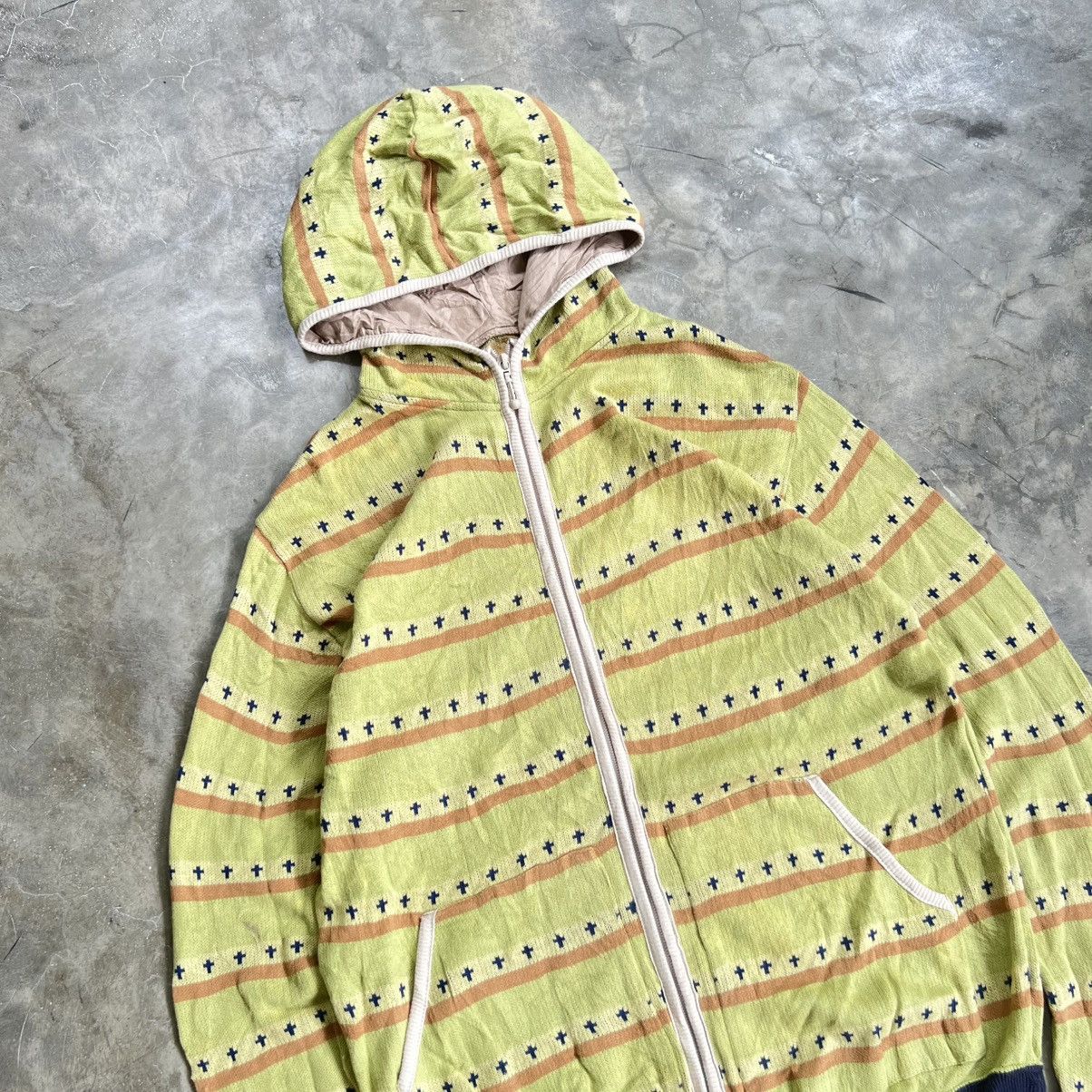 Hysteric Glamour 2000s GB by Nippon Monogram Cross Zip Hoodie Size US L / EU 52-54 / 3 - 2 Thumbnail