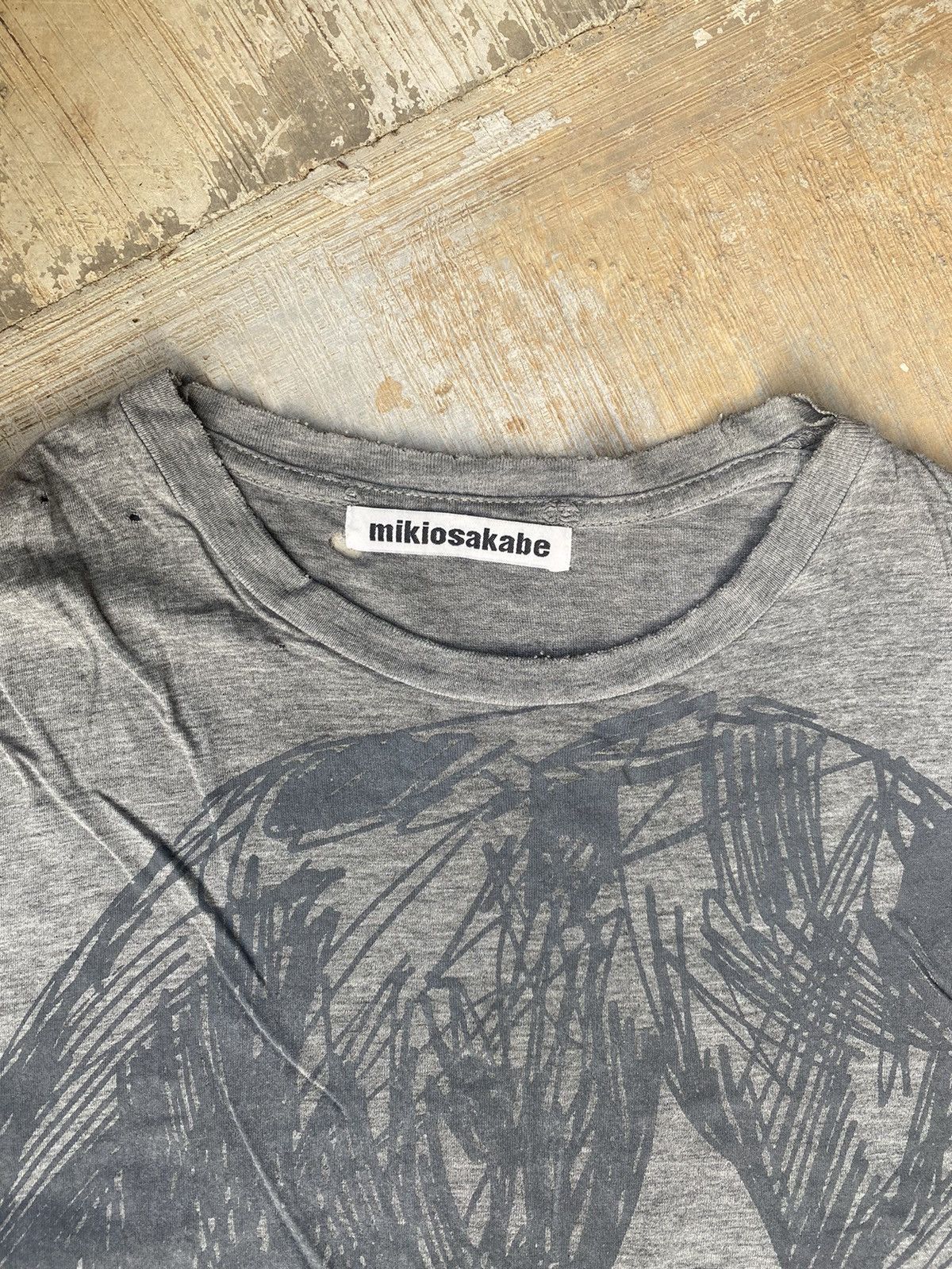 Japanese Brand Distressed Mikio Sakabe Potret Tee Size M / US 6-8 / IT 42-44 - 5 Thumbnail