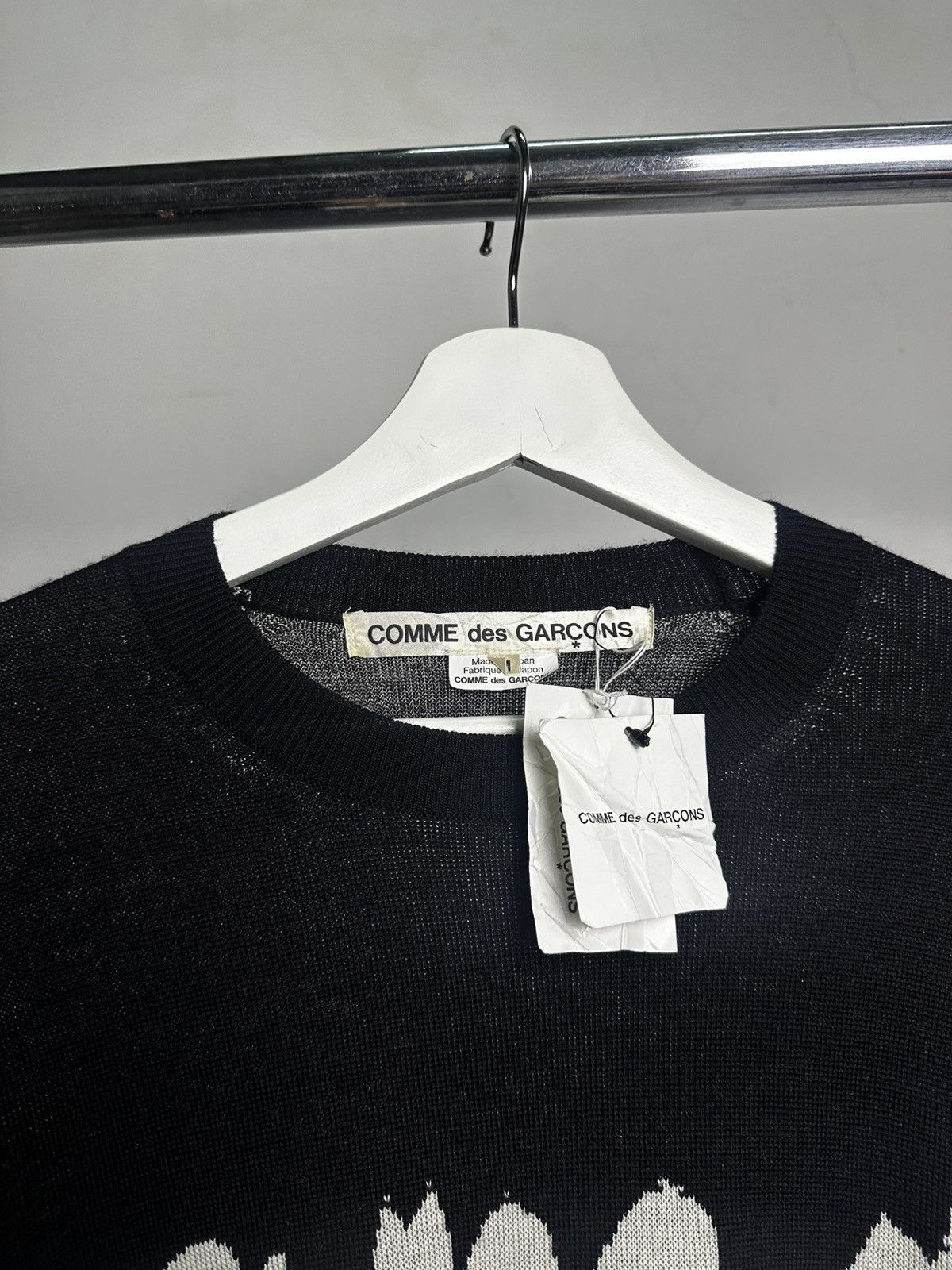 Comme des Garcons Comme Des Garcons Spellout Knitwear BNWT Size US M / EU 48-50 / 2 - 3 Thumbnail