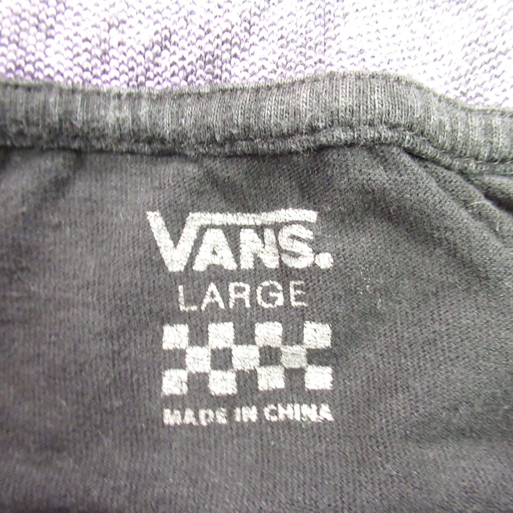 Vans VANS Shirt Mens Large Short Sleeve Crew Neck Outdoors Black Casual Lightweight Size US L / EU 52-54 / 3 - 4 Thumbnail