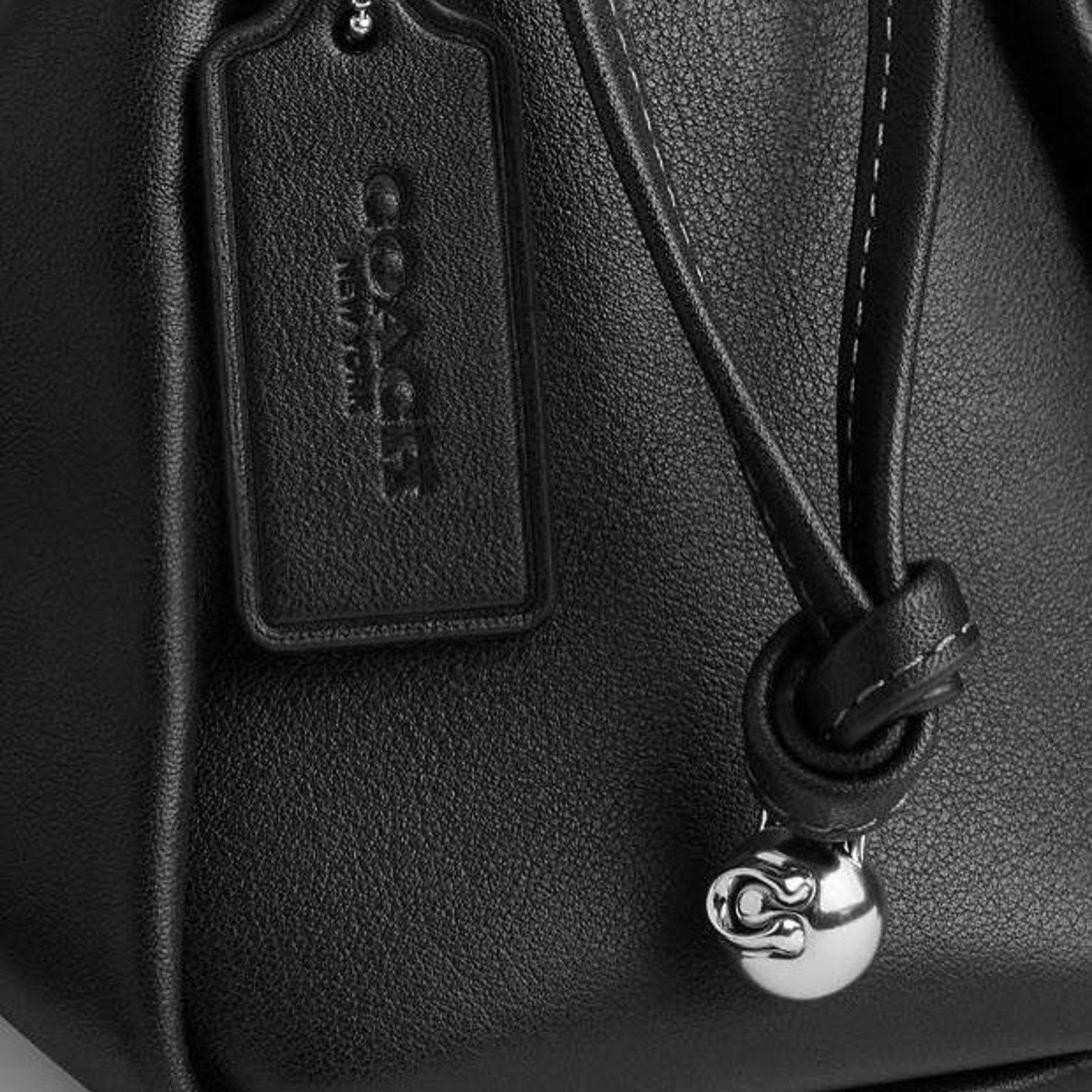 Coach NWT Coach Faye Large Shoulder Bag CCE68 leather Silver/Black Size ONE SIZE - 13 Thumbnail