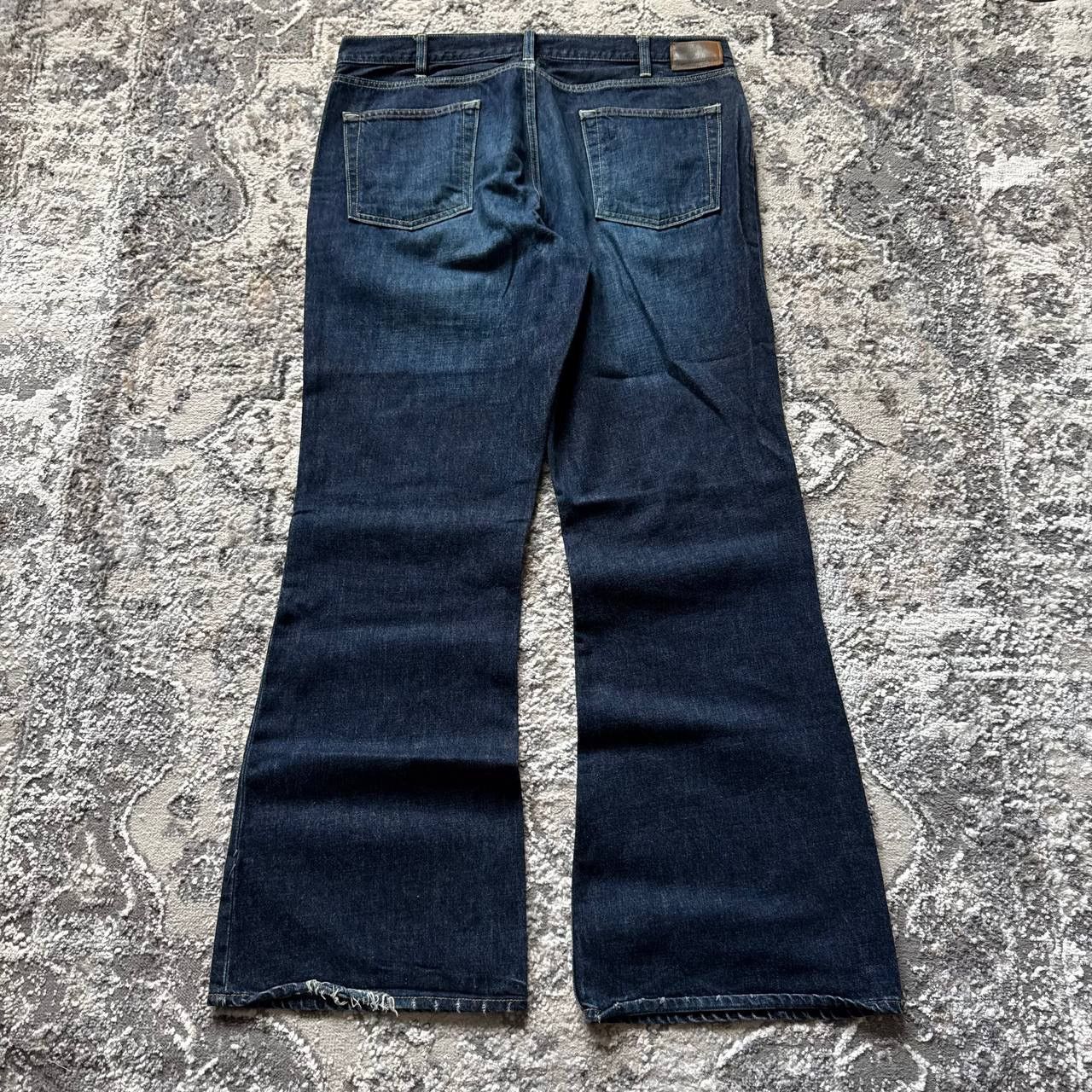 Gap Crazy Gap Ultra Flare Wide Baggy Washed Curvy Flare Jeans Size US 38 / EU 54 - 4 Thumbnail