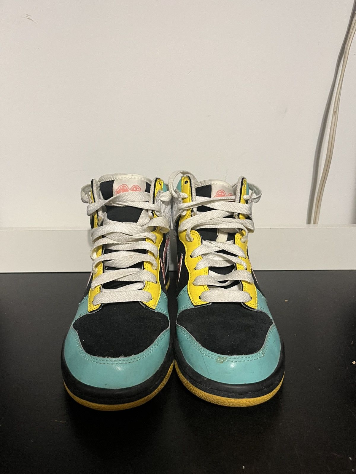 Nike Nike Dunk High 6.0 Mint Yellow Pink Women’s 7 342257-061 Size US 7 / IT 37 - 5 Thumbnail