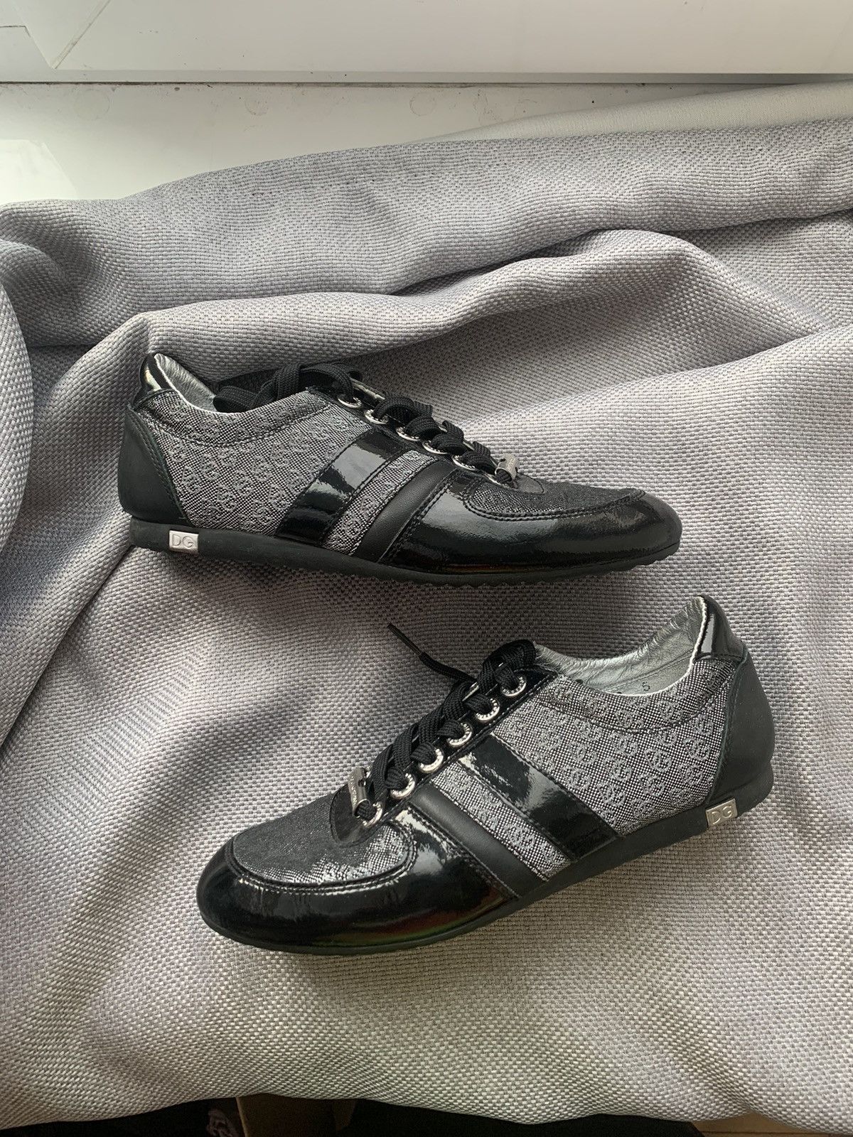 Dolce & Gabbana Dolce & Gabbana monogram low top sneakers Size US 8 / IT 38 - 1 Thumbnail