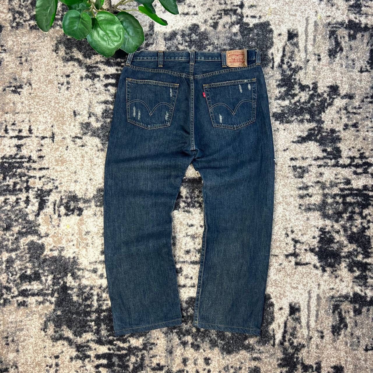 Levi's 501 Levis Vintage Y2K Distressed Style Baggy Denim Jeans Size US 38 / EU 54 - 1 Thumbnail