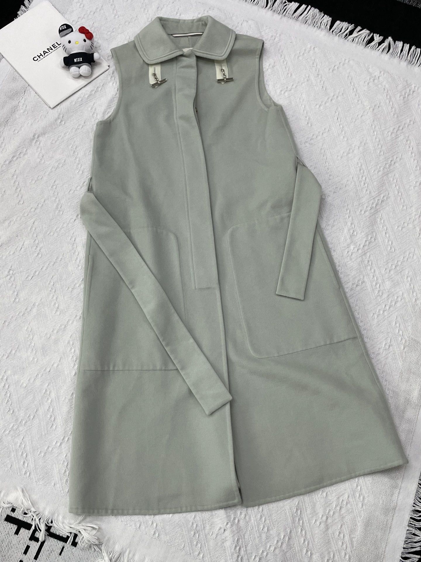 Hermes Hermes Women's Cashmere 2-Piece Short Jacket + Vest Dress 36 Size XS / US 0-2 / IT 36-38 - 3 Thumbnail
