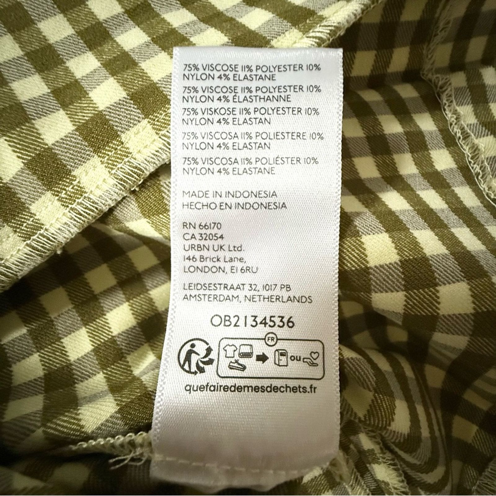 Urban Outfitters Urban Outfitters Margot Strapless Drop Waist Gingham Dress M Size M / US 6-8 / IT 42-44 - 8 Thumbnail