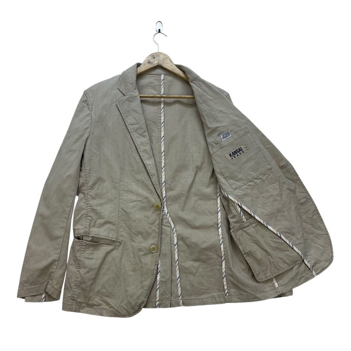Kansai Yamamoto 💥Vintage Japanese Brand Kansai Yamamoto Blazer Jacket Size US M / EU 48-50 / 2 - 1 Thumbnail