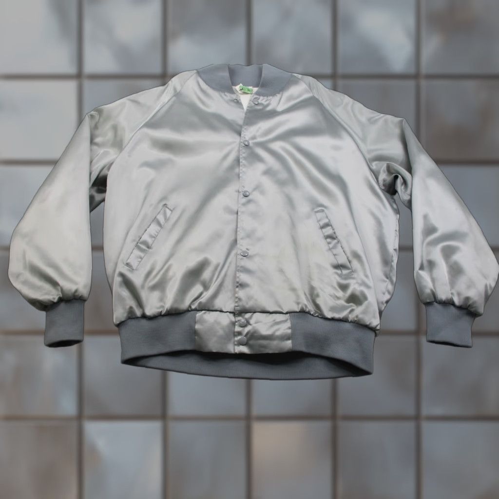 Vintage VINTAGE Westark Jacket Mens 2XL Gray Relics & Rods Lake Havasu Car Club Satin 80s Size US XXL / EU 58 / 5 - 1 Thumbnail