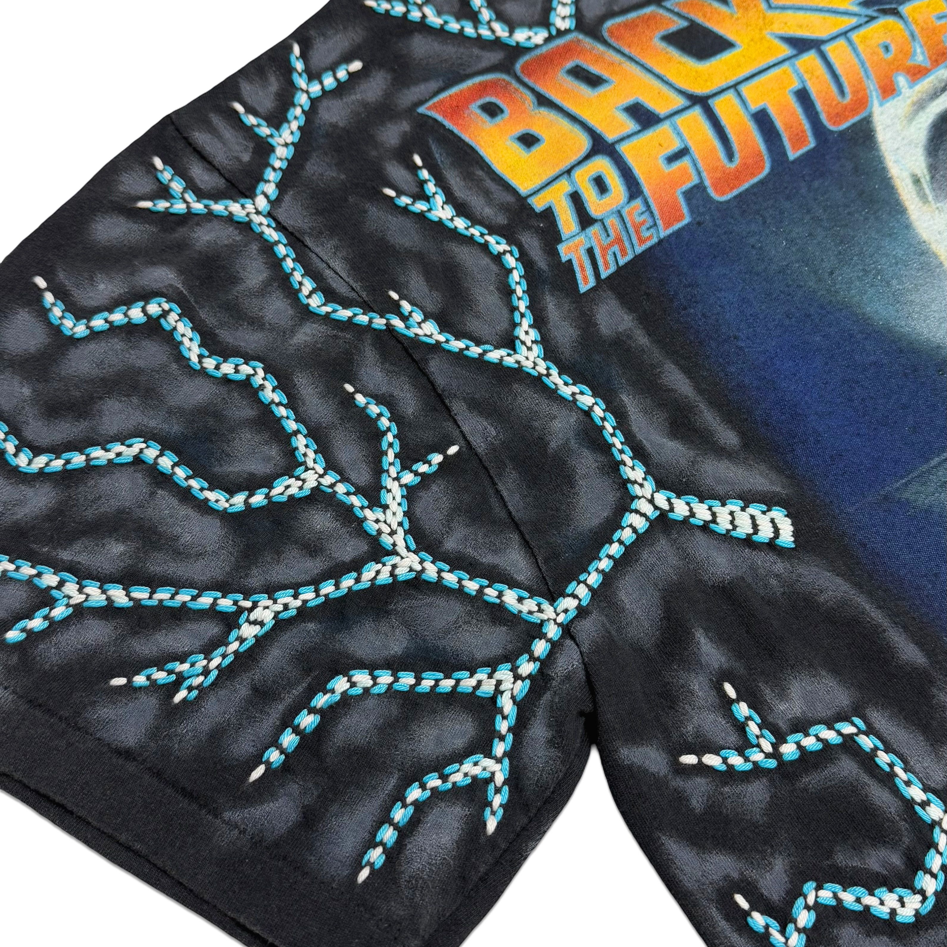 Band Tees Suture Studios Back to the Future Hand Embroidered T-shirt Size US L / EU 52-54 / 3 - 3 Thumbnail