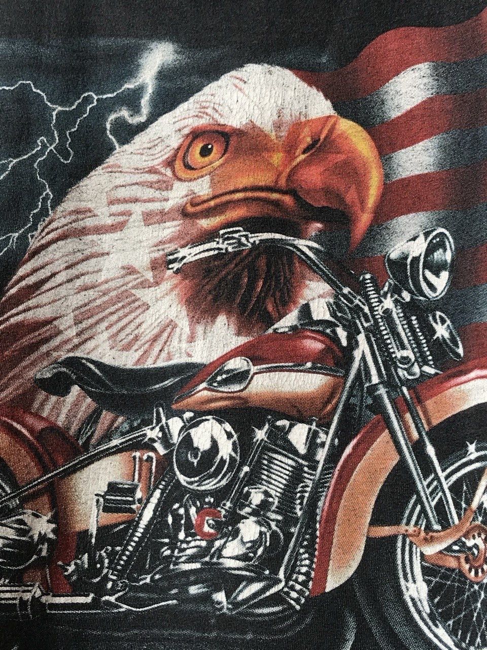 Vintage Vintage Freedom Rider Harley Davidson Vibes Rock T-shirt Size US XXL / EU 58 / 5 - 4 Thumbnail