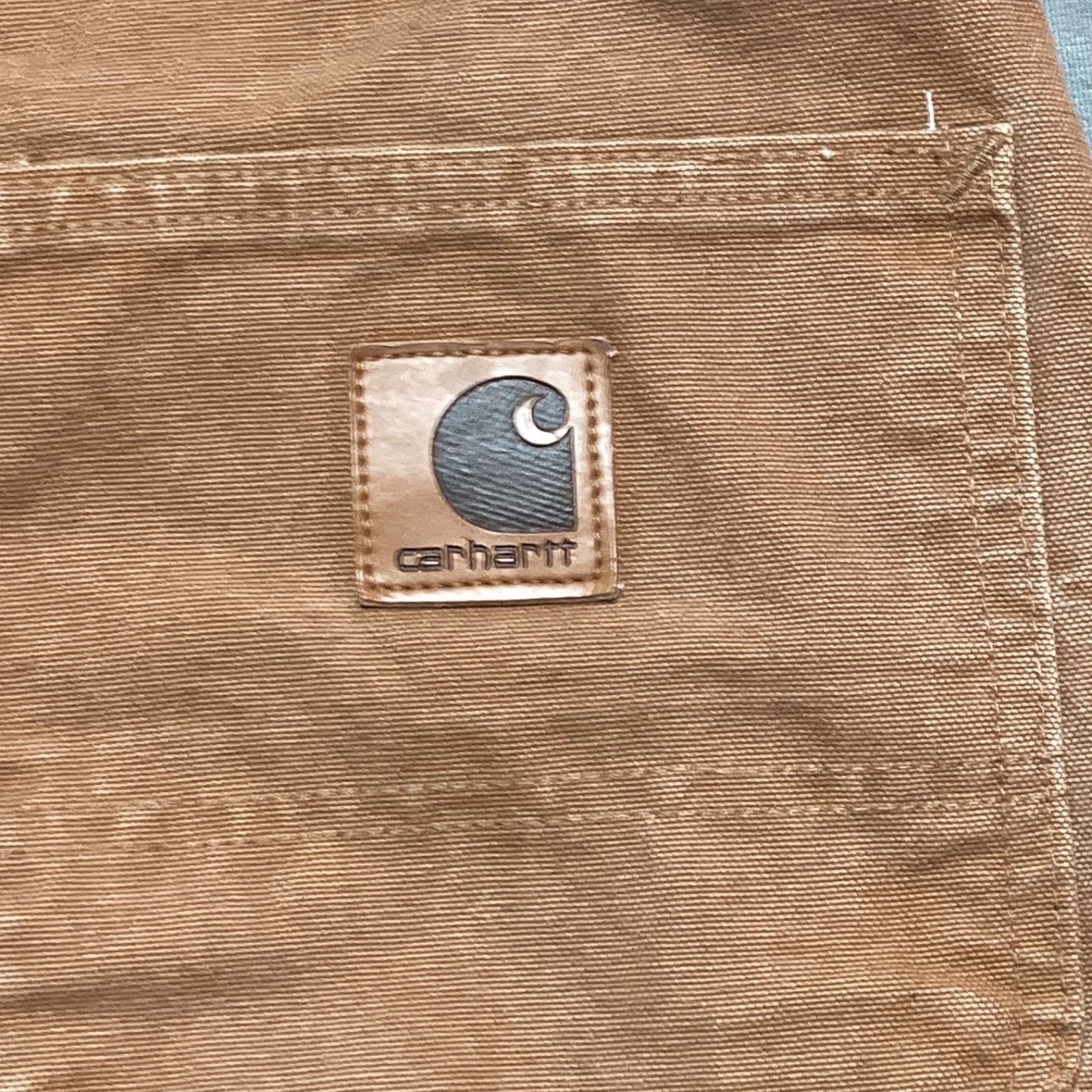 Carhartt Carhartt B11 Loose Canvas Carpenter USA VTG Mens 36x34 Brown Size US 36 / EU 52 - 9 Thumbnail