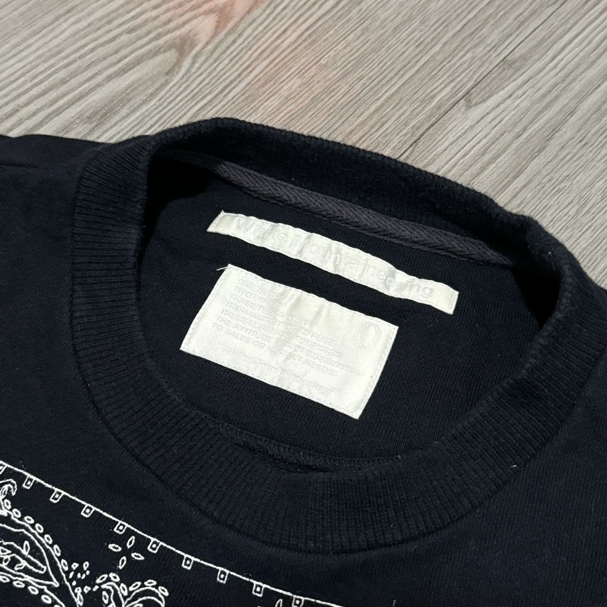 White Mountaineering White Mountaineering Bandana Crewneck Size US M / EU 48-50 / 2 - 3 Thumbnail