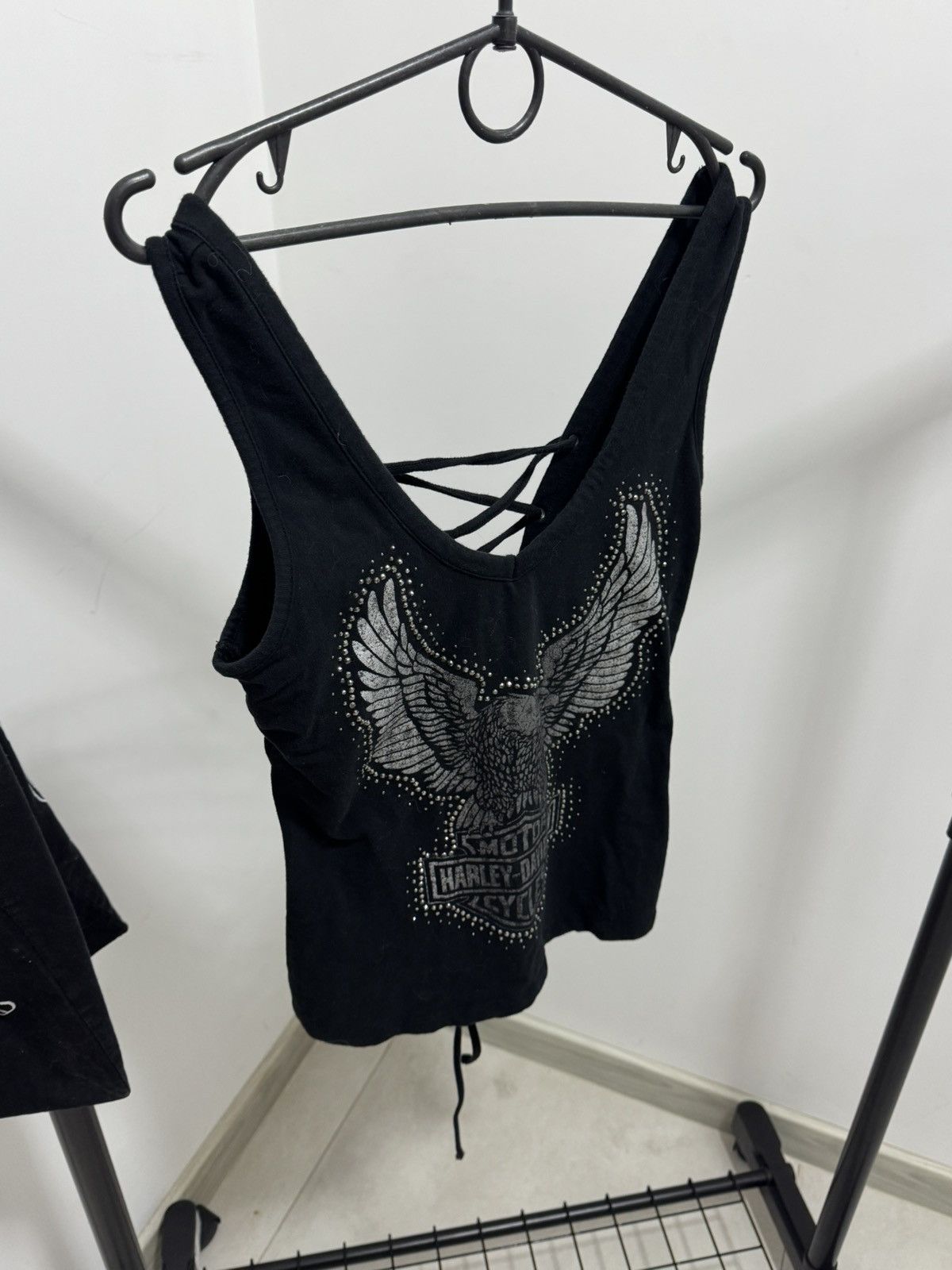 Harley Davidson Harley-Davidson eagle lace-up tank top Size M / US 6-8 / IT 42-44 - 2 Thumbnail