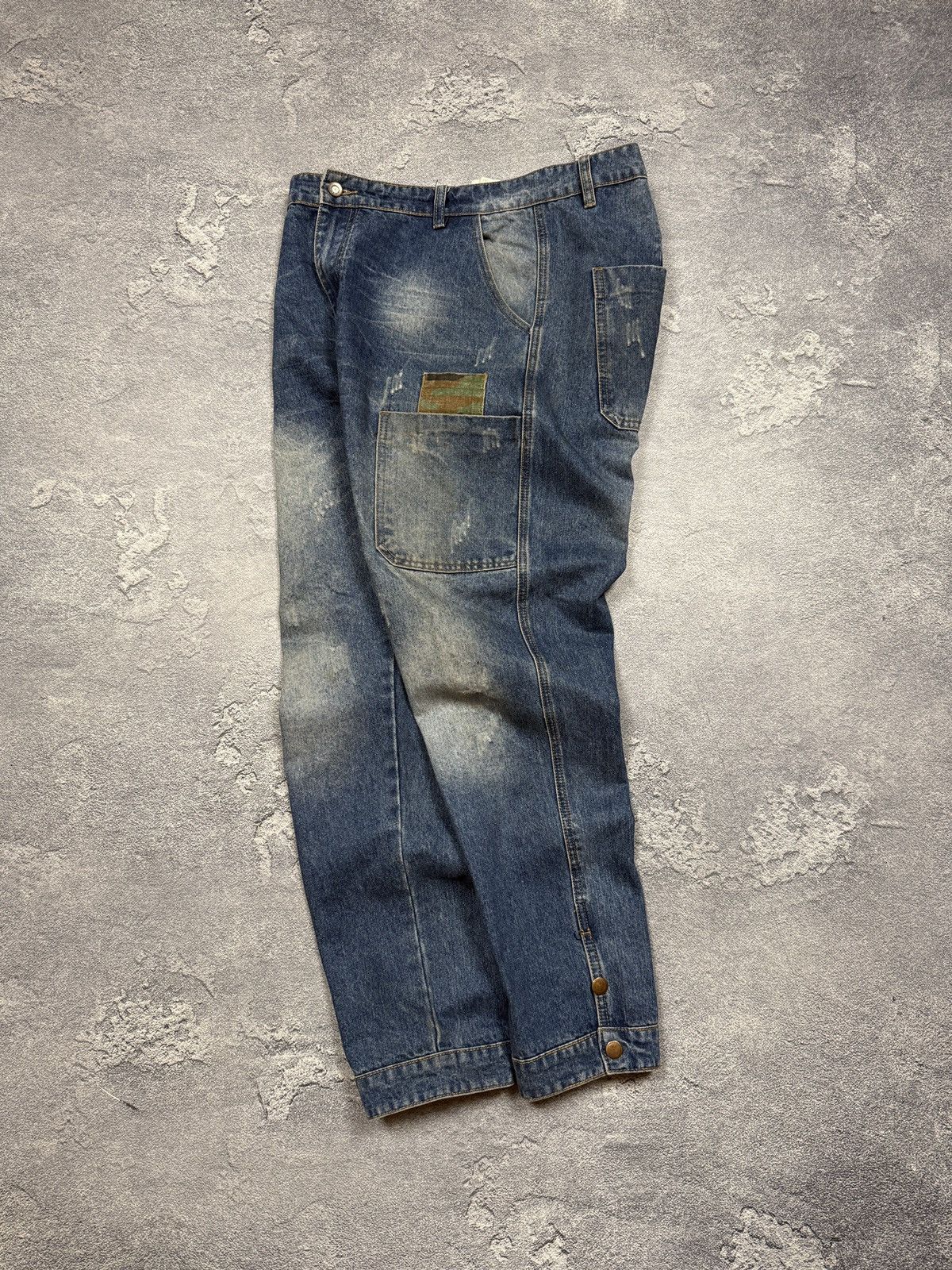 Hysteric Glamour CRAZY VINTAGE JAPAN STYLE JEANS y2k if six was nine style Size US 38 / EU 54 - 3 Thumbnail